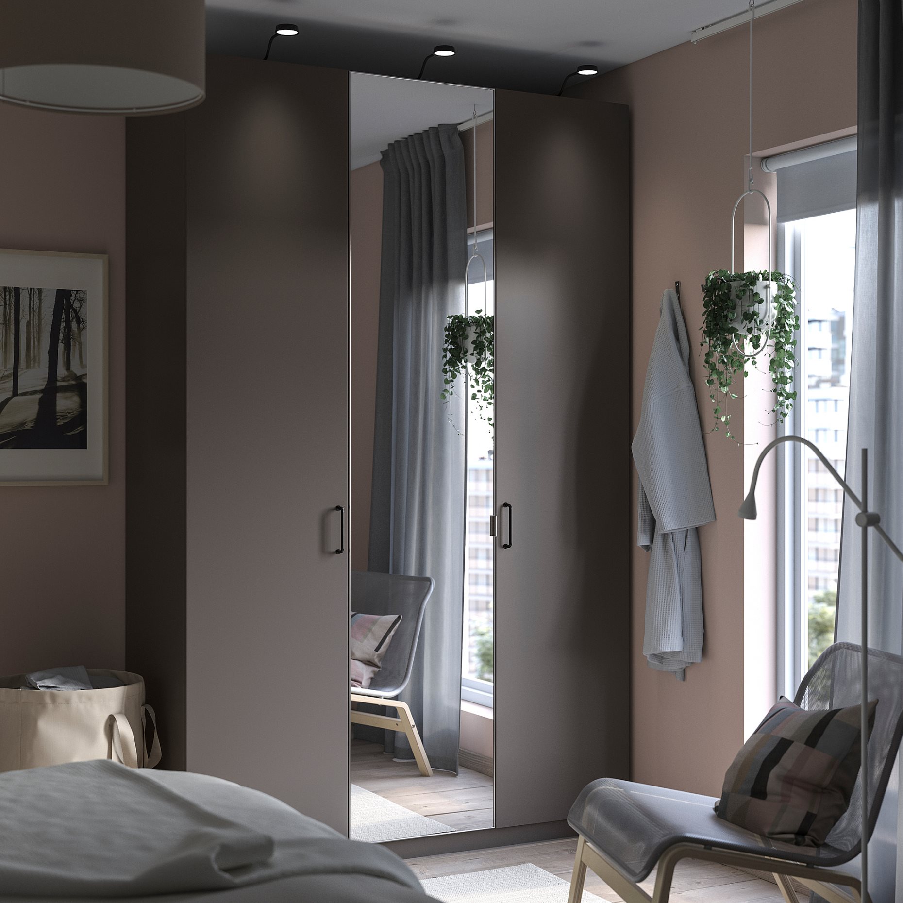 PAX/FORSAND/AHEIM, гардероб - комбинация, 195.002.91