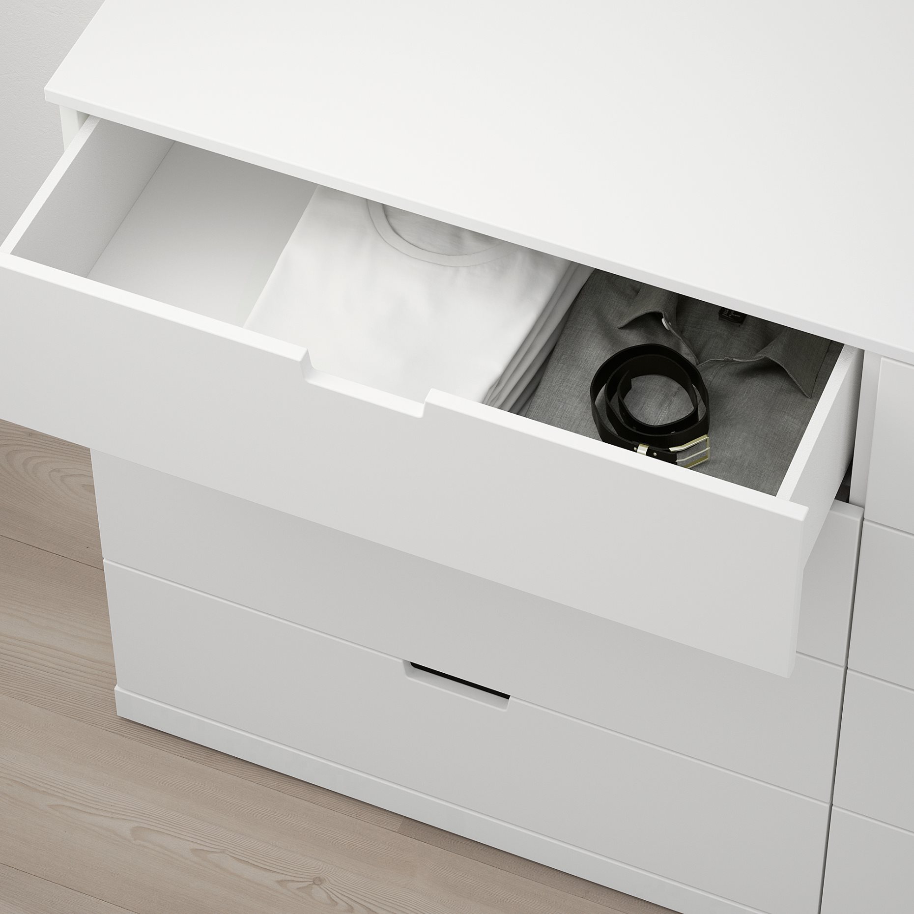 NORDLI, скрин с 8 чекмеджета, 292.395.05