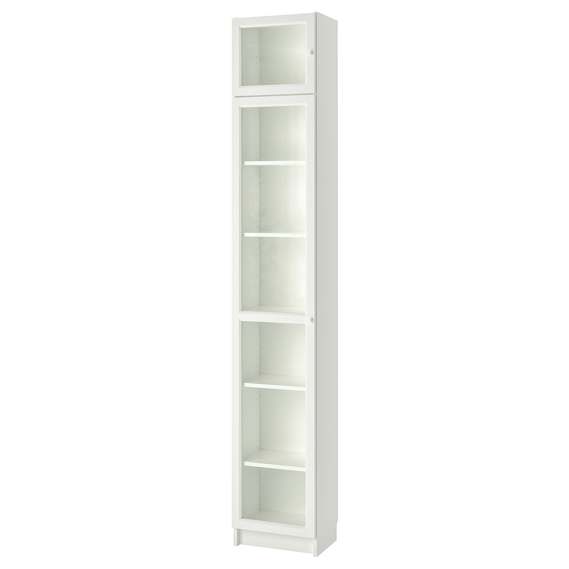 BILLY/OXBERG, библиотека със стъклени врати, 292.874.45
