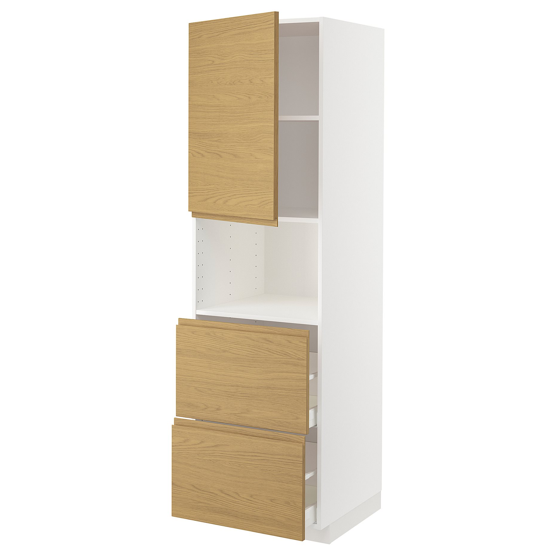METOD/MAXIMERA, висок шкаф за микр. фурна, врата/2 чекм., 295.386.94