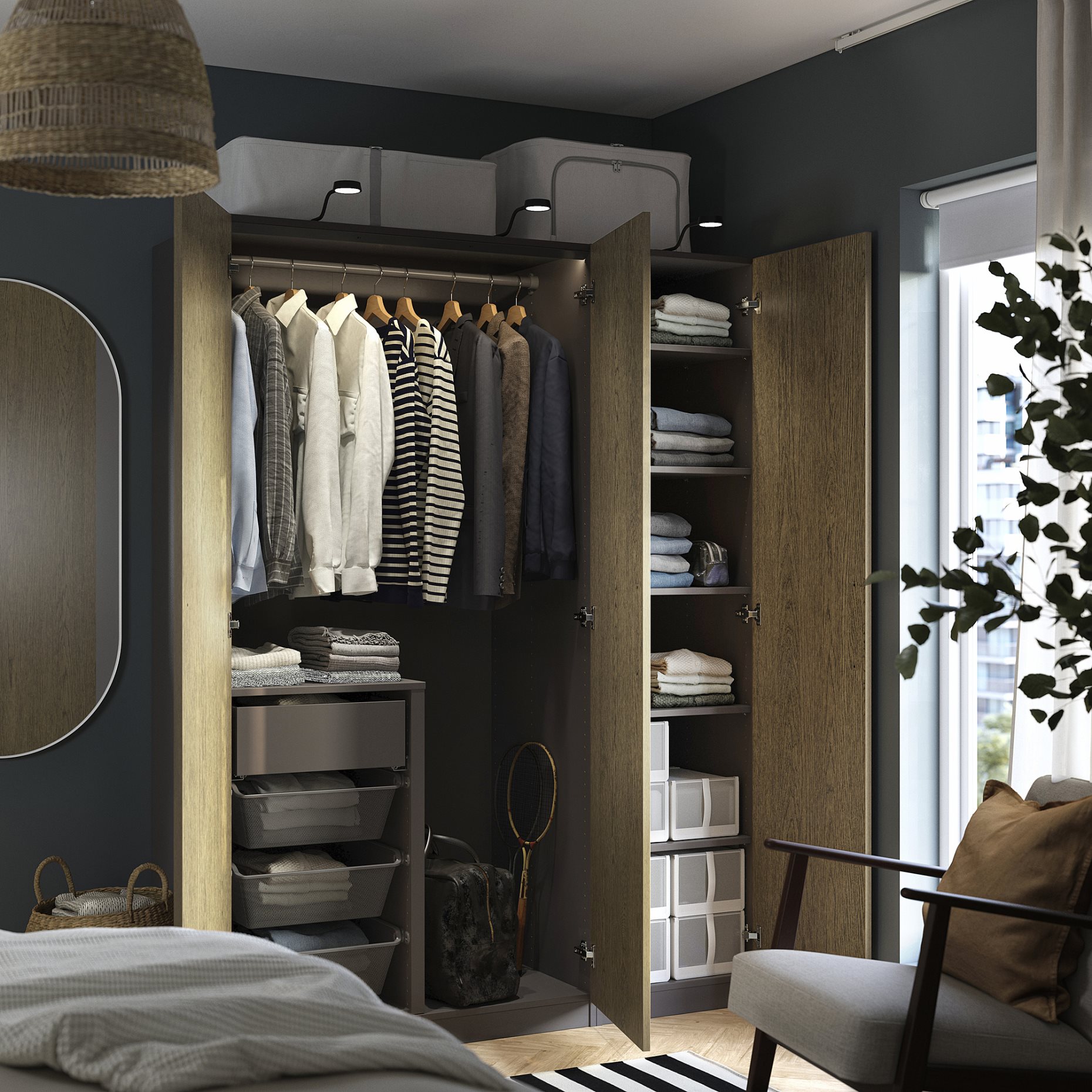 PAX/TONSTAD, гардероб - комбинация, 295.490.13