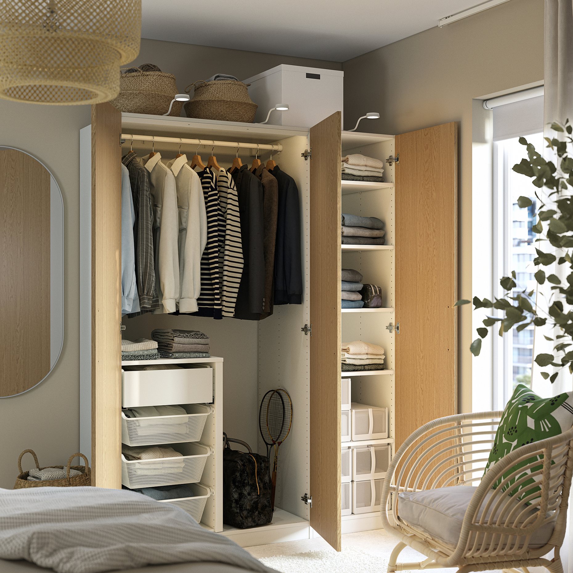 PAX/TONSTAD, гардероб - комбинация, 395.489.99