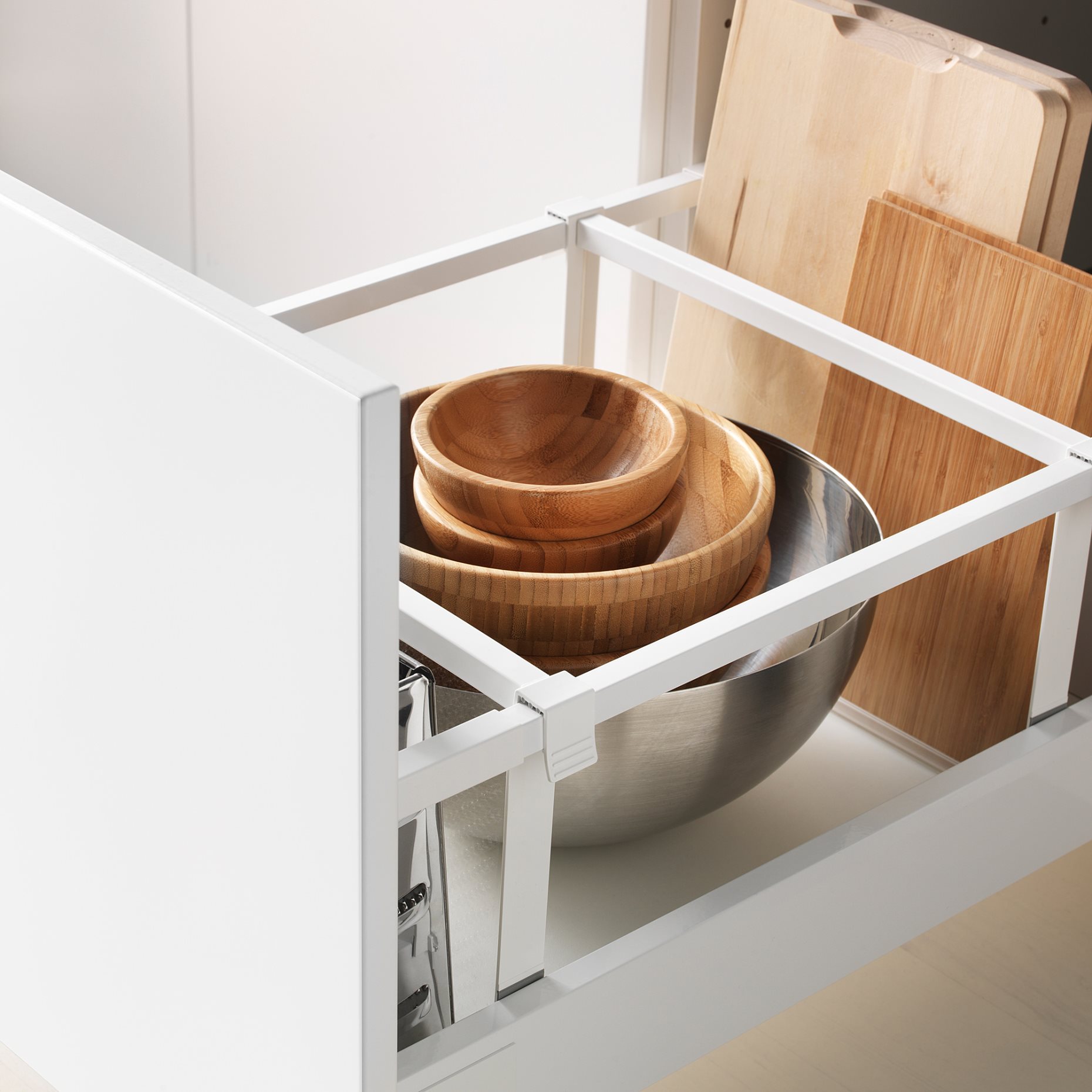 METOD/MAXIMERA, долен шкаф с 2 чела/ 2 ниски, 1 средно, 1 високо чекм., 399.159.25