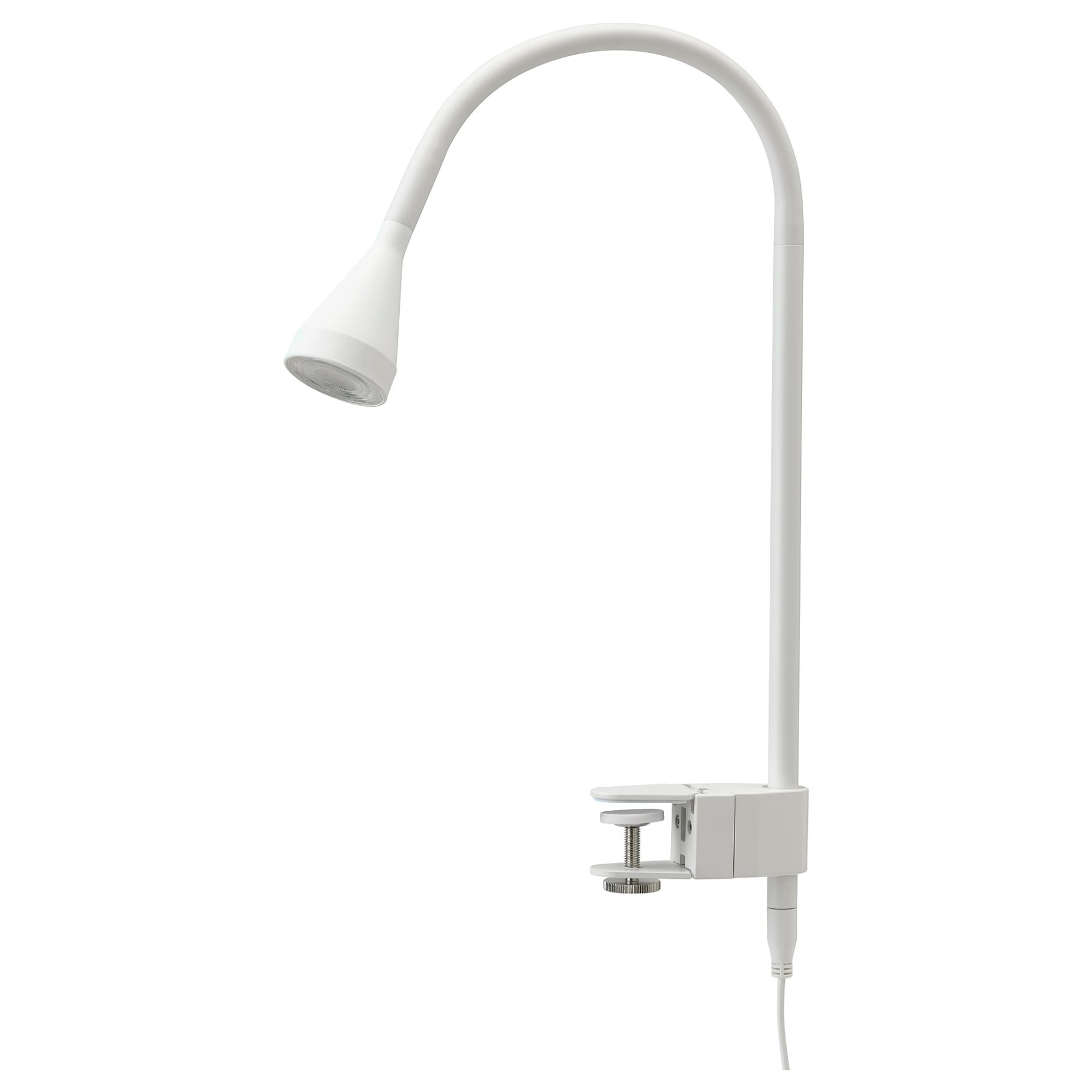 NÄVLINGE, LED стенна лампа/спот лампа с щипка, 404.048.91