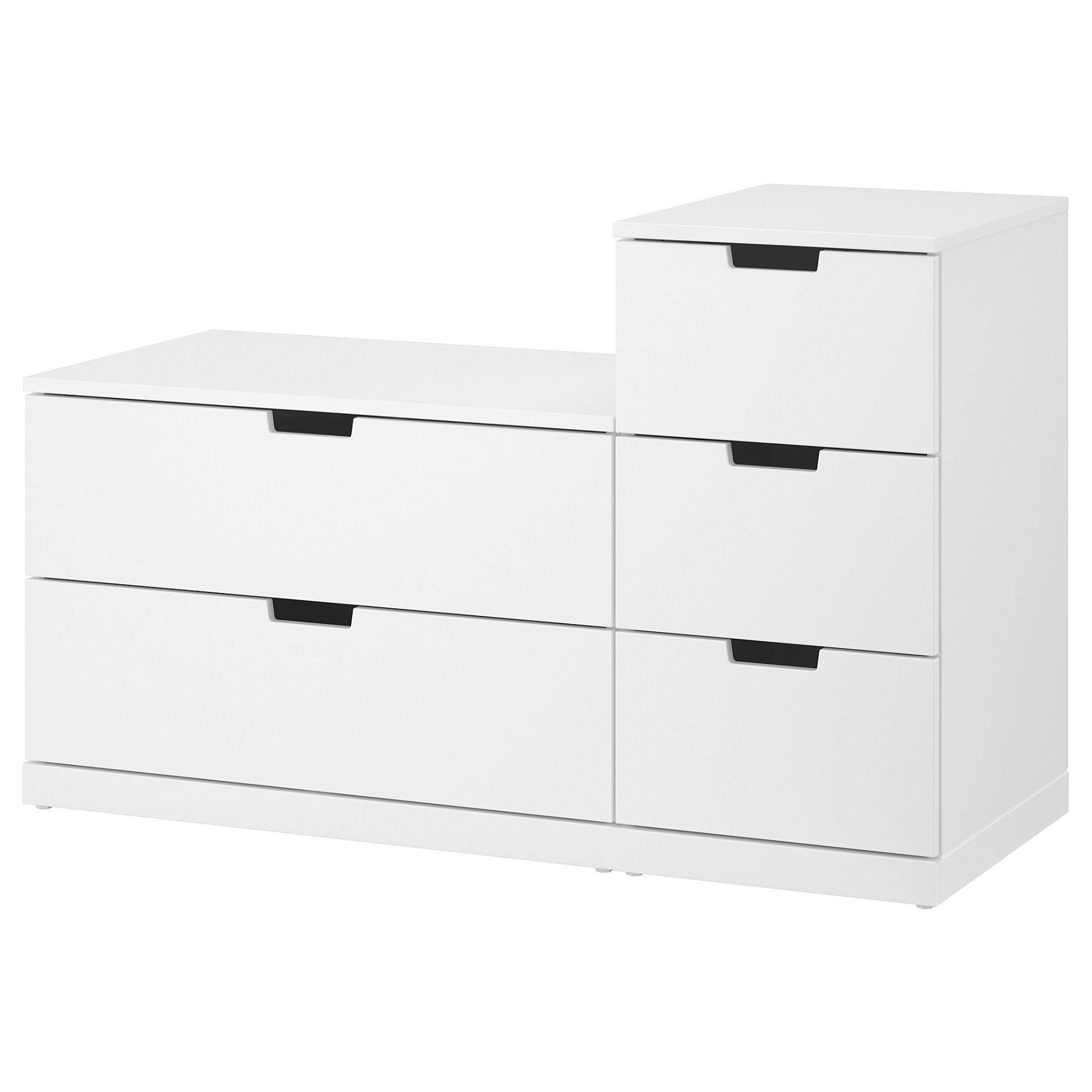 NORDLI, скрин с 5 чекмеджета, 492.480.33