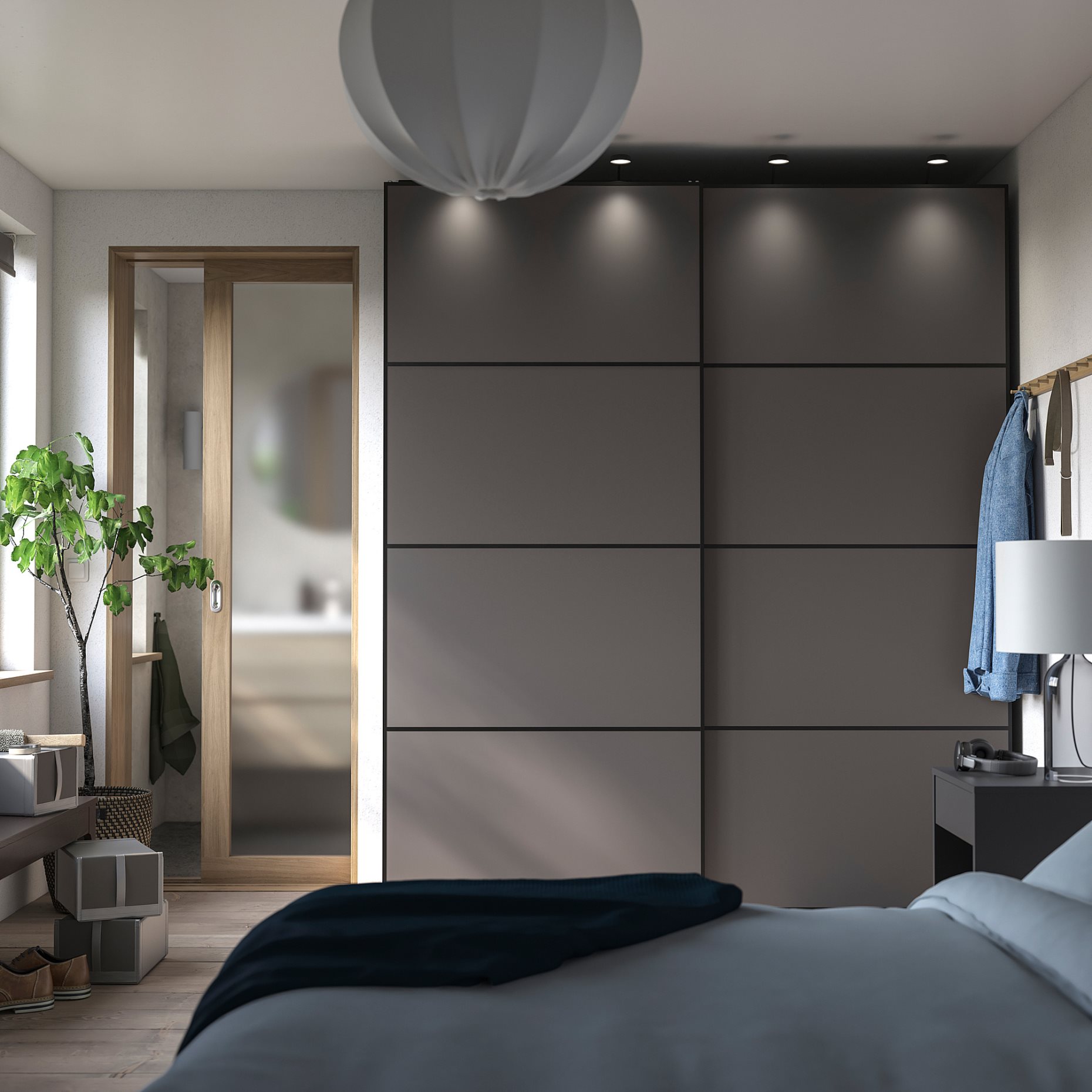 PAX/MEHAMN, гардероб, с две лица, 495.002.99