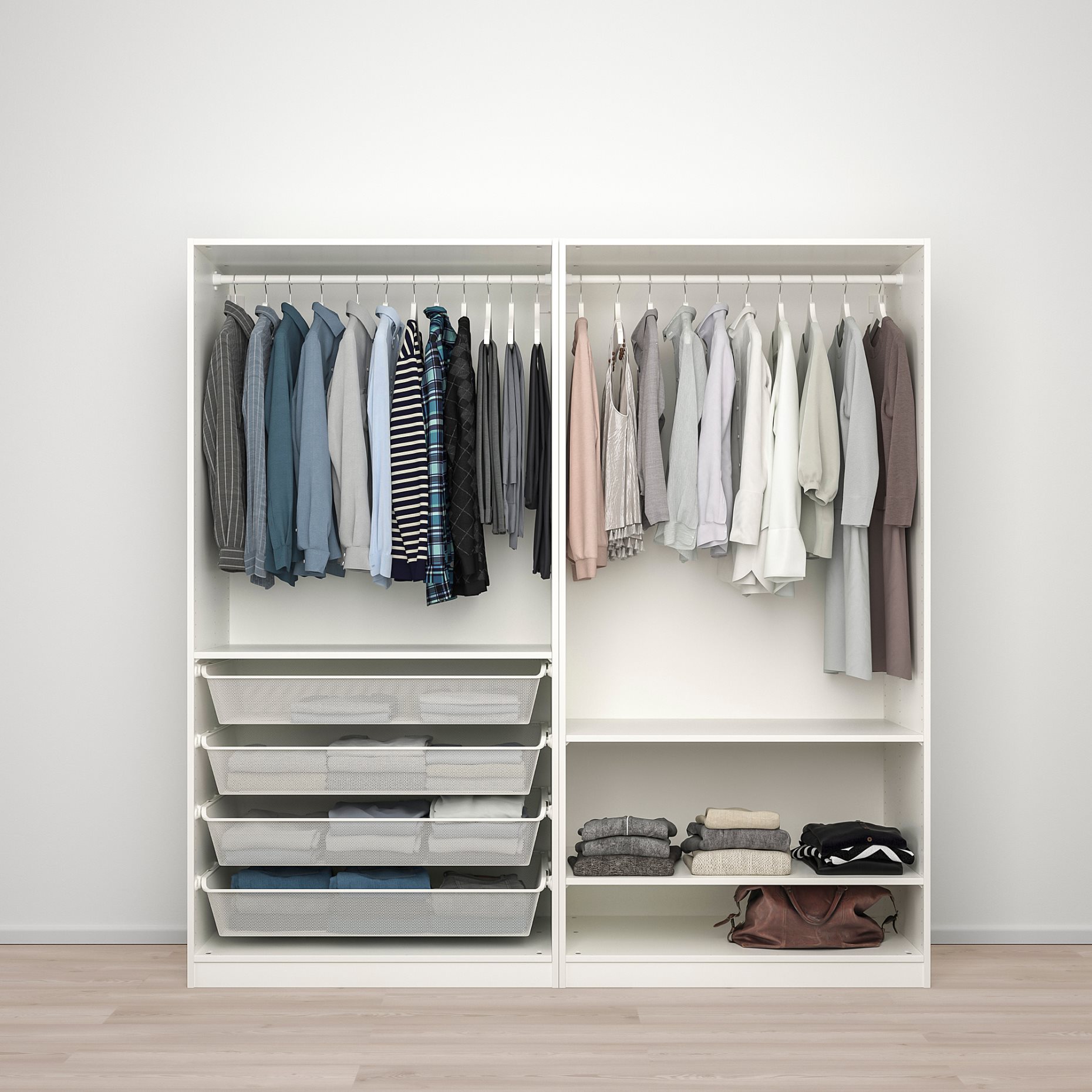 PAX/FARDAL/AHEIM, гардероб - комбинация, 495.030.33