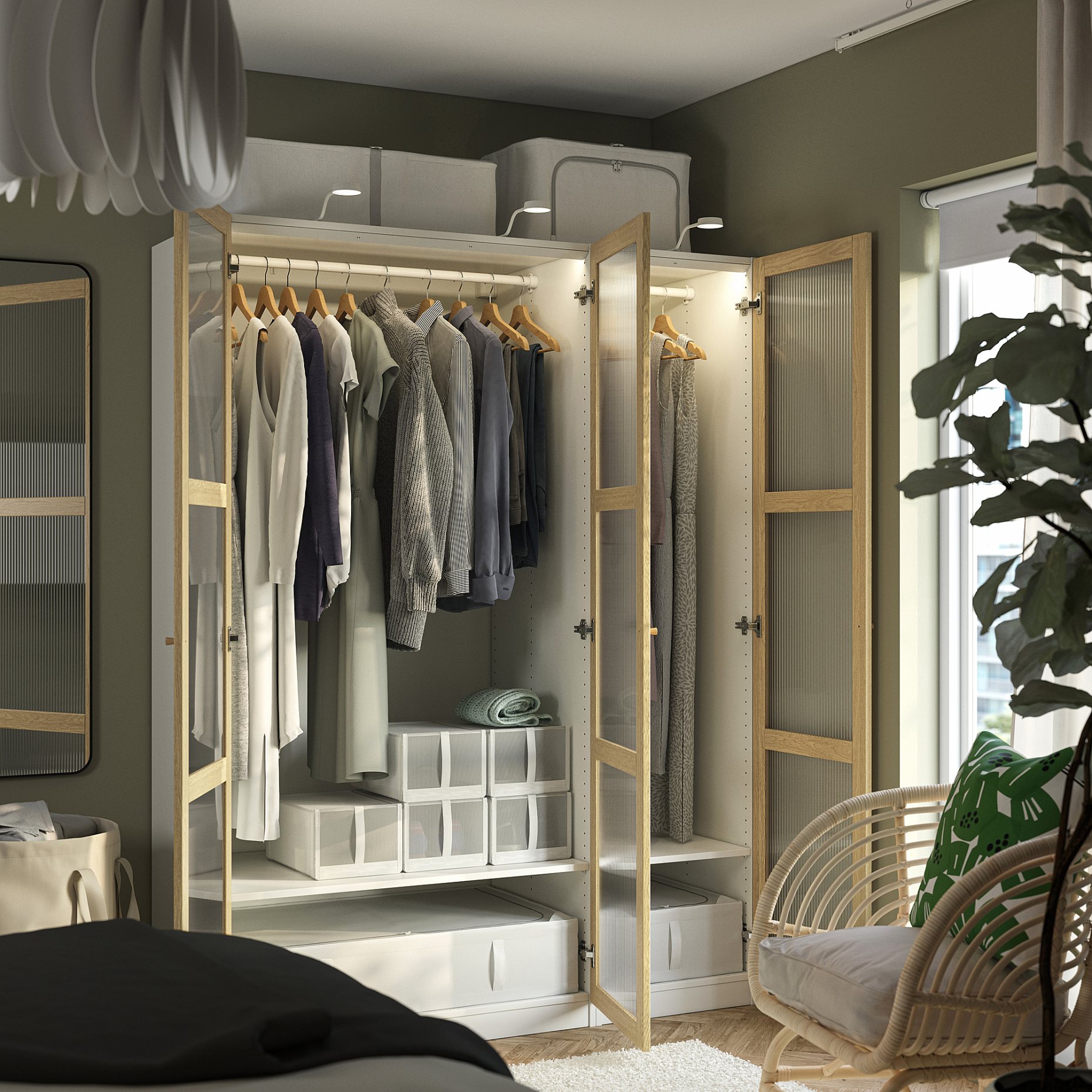 PAX/TONSTAD, гардероб - комбинация, 495.490.26