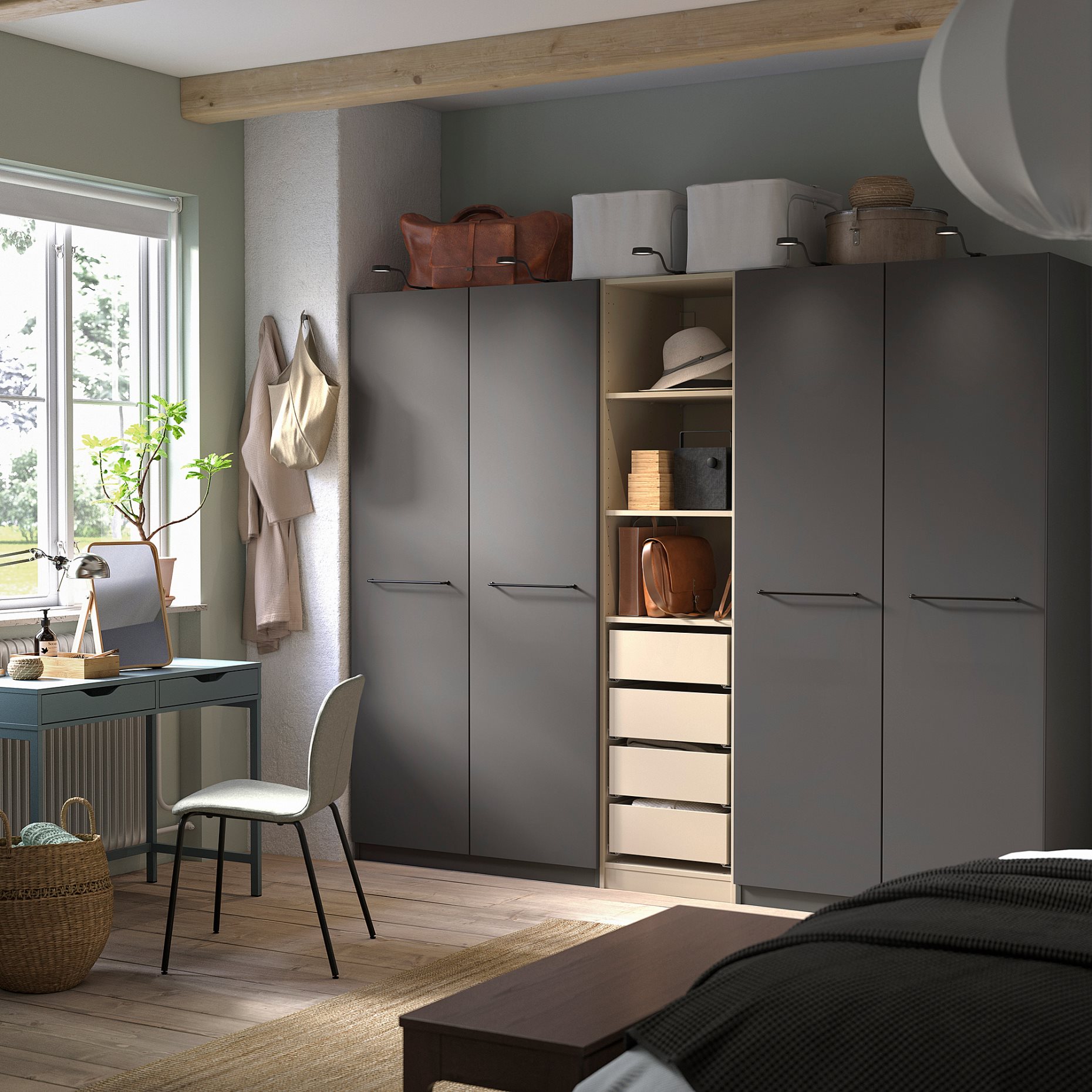 PAX/FORSAND, гардероб - комбинация, 495.682.13