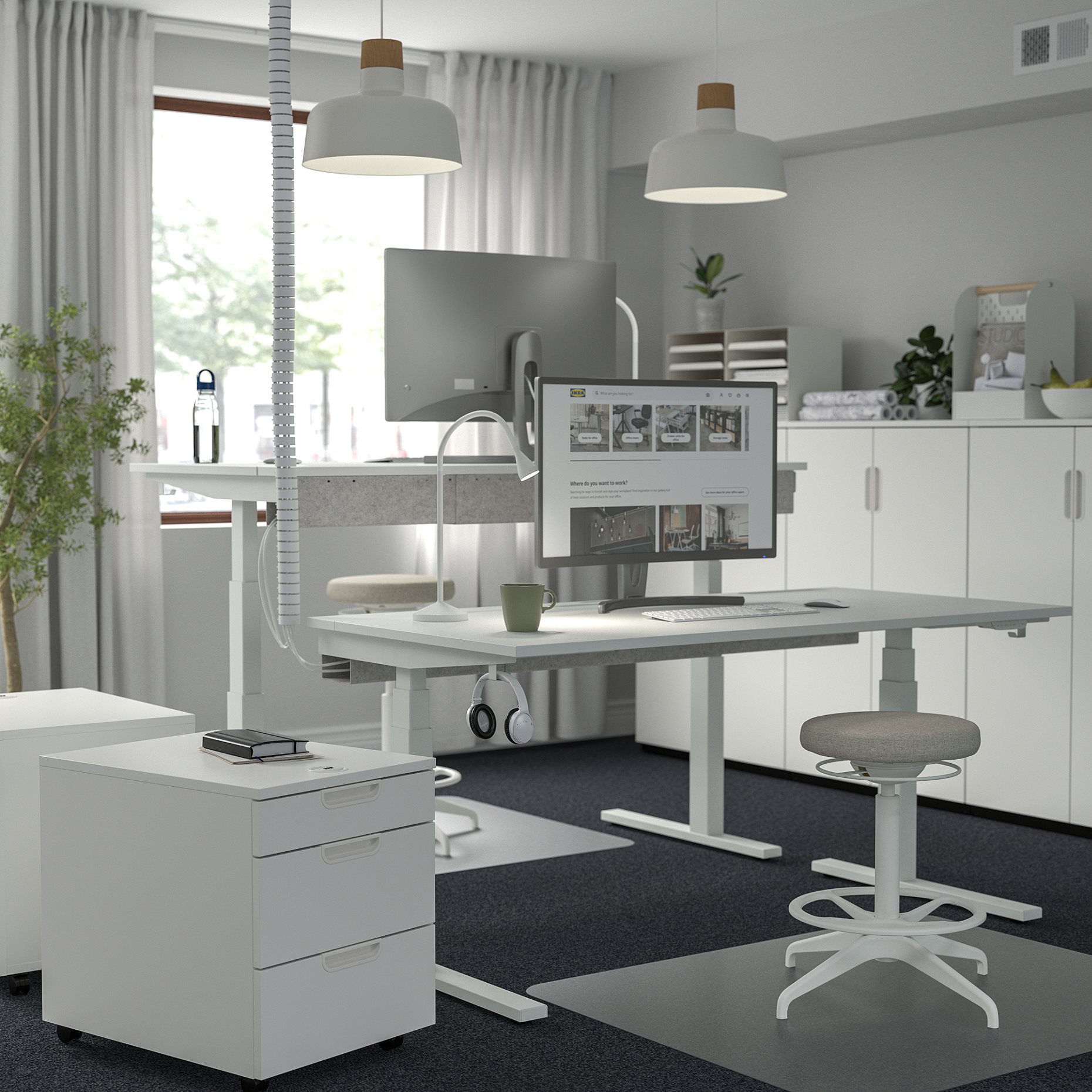 MITTZON, бюро с регулиране на височината, електрическо, 595.299.66