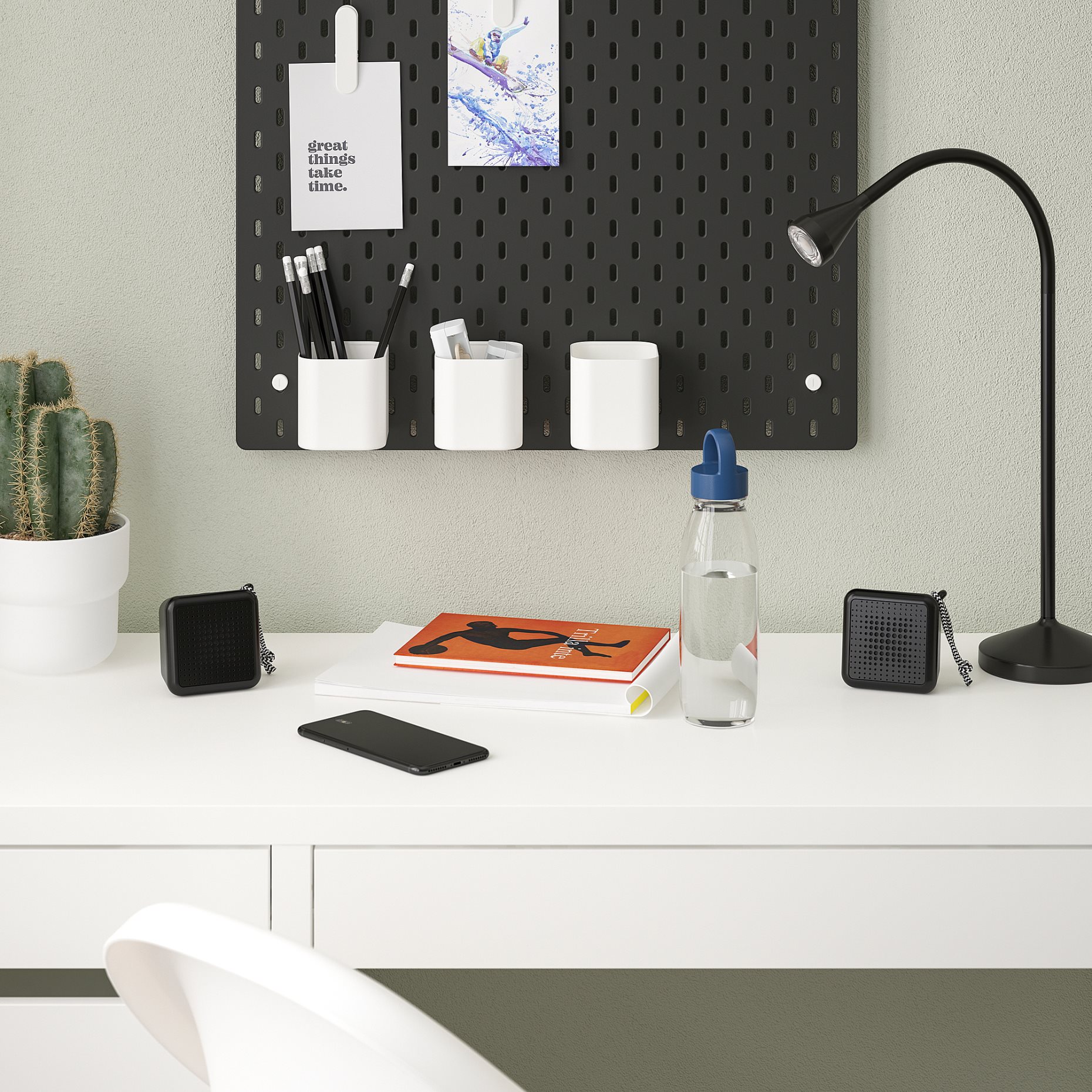 VAPPEBY, bluetooth тонколони, к-т от 2, водоустойчиви, 595.426.61