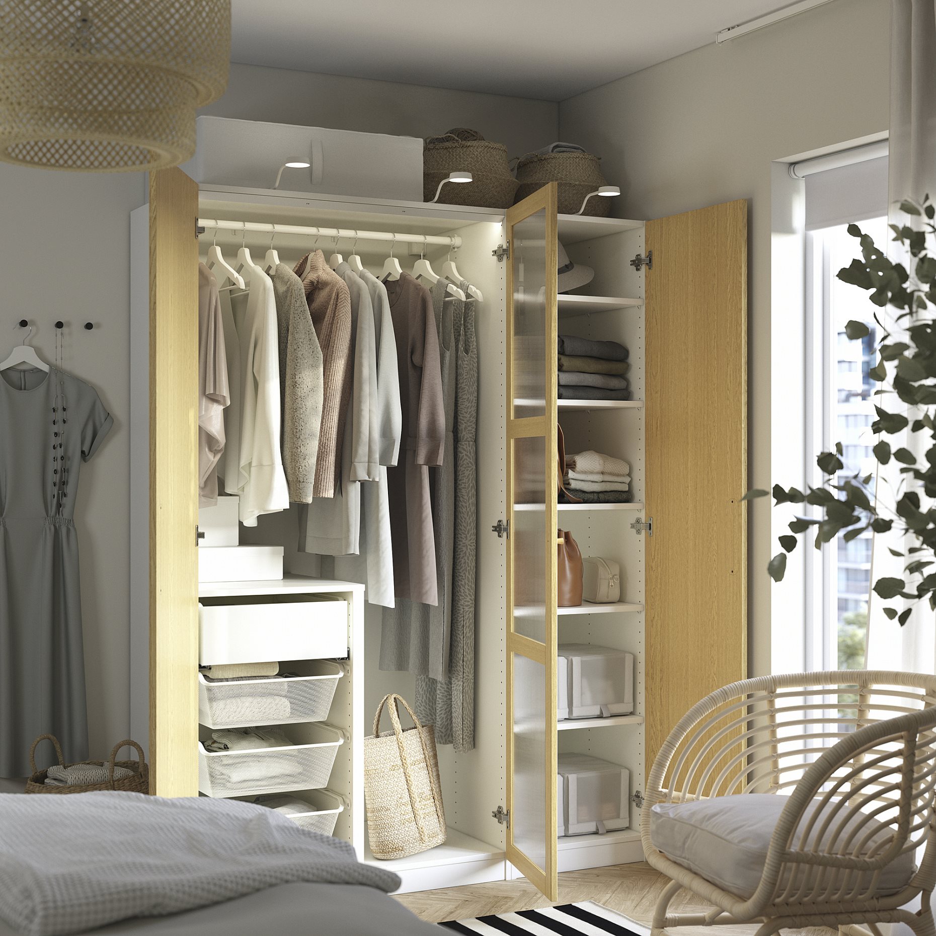 PAX/TONSTAD, гардероб - комбинация, 595.490.40