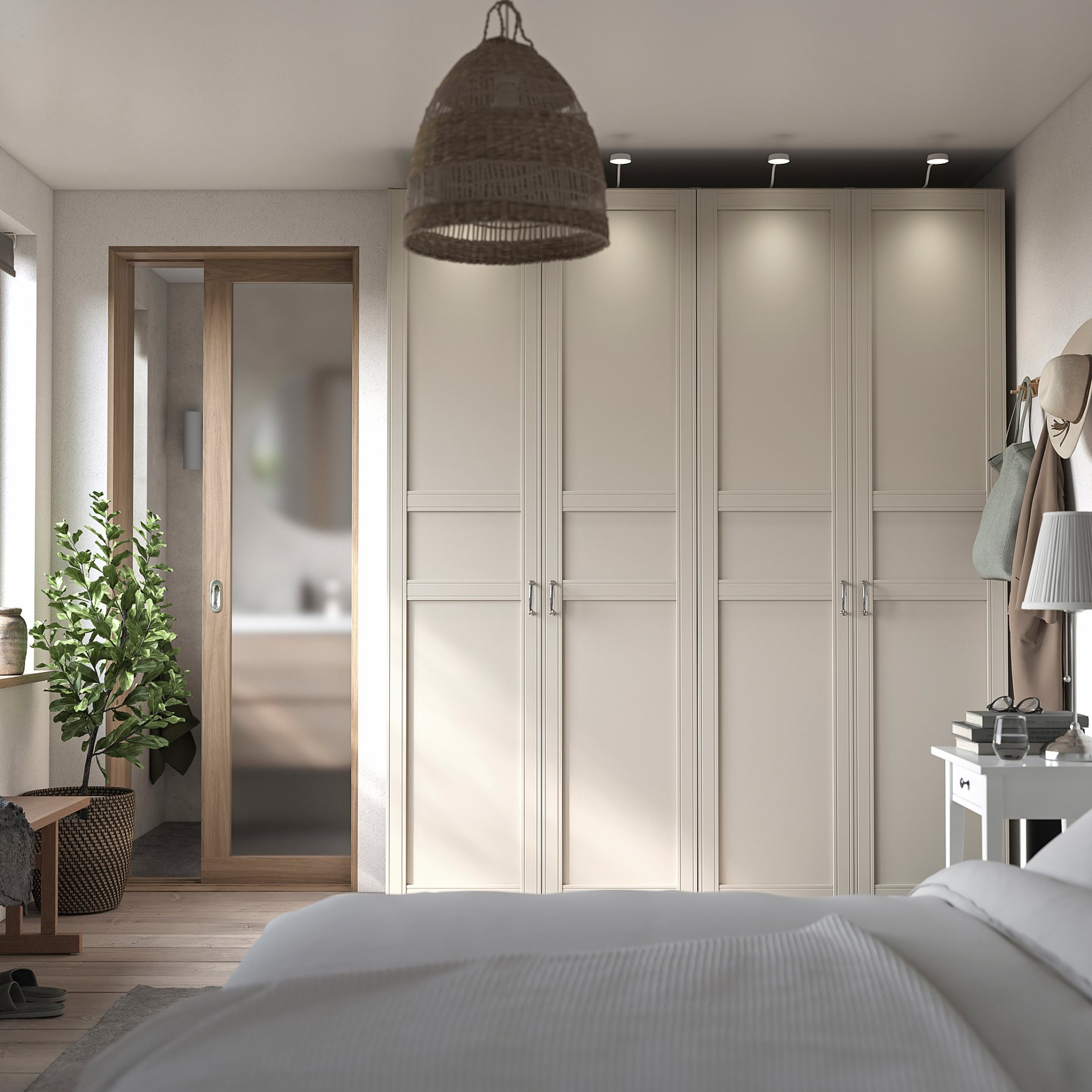 PAX/FLISBERGET, гардероб - комбинация, 695.622.10