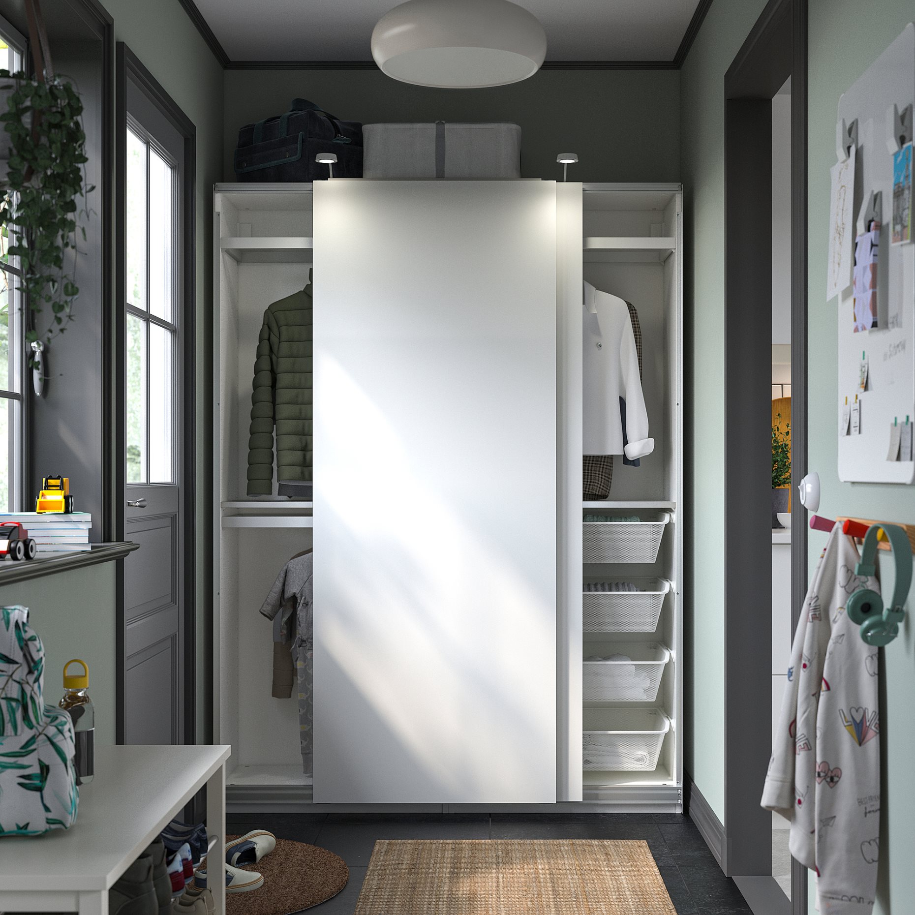 PAX/HASVIK, гардероб - комбинация, 795.030.03