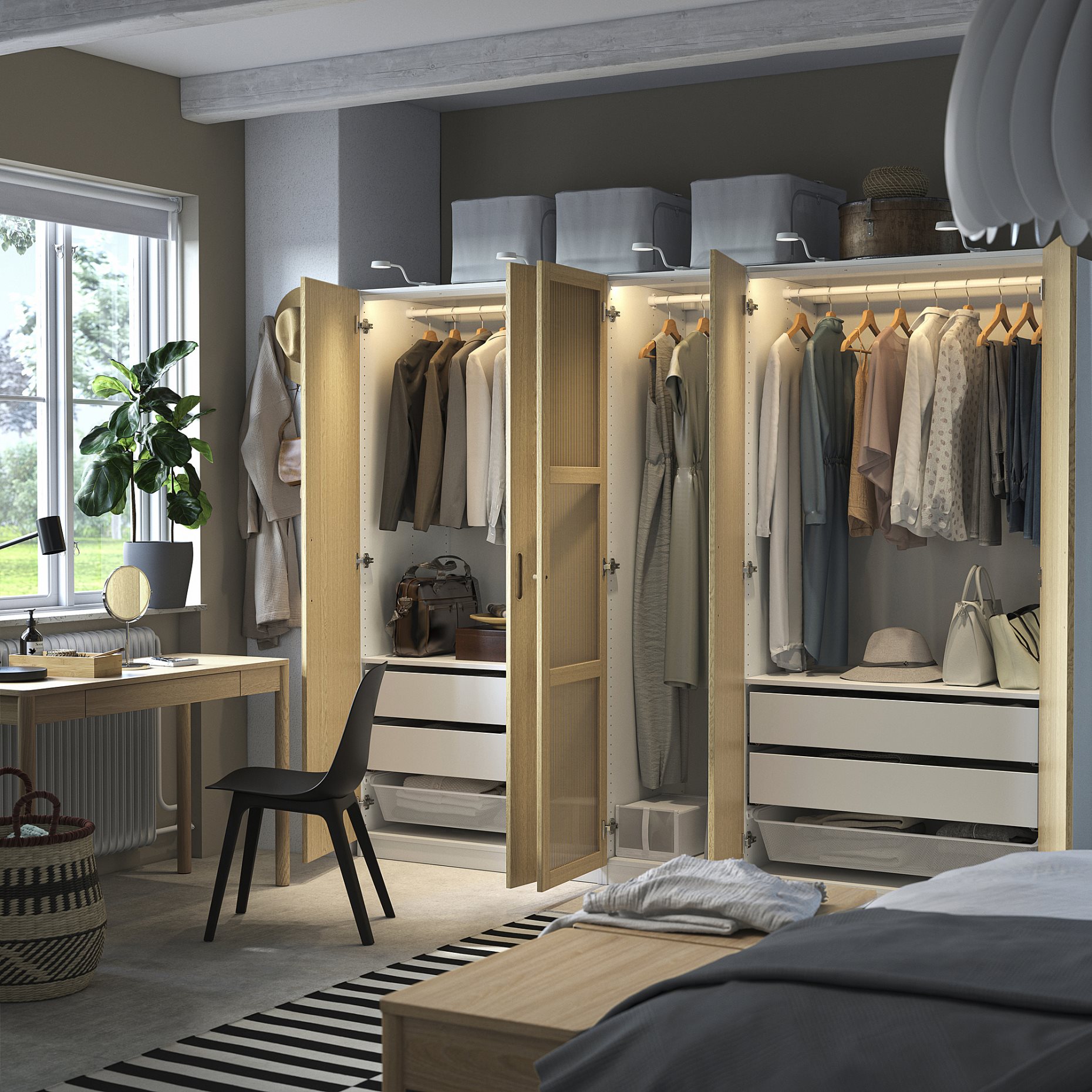 PAX/TONSTAD, гардероб - комбинация, 795.512.68