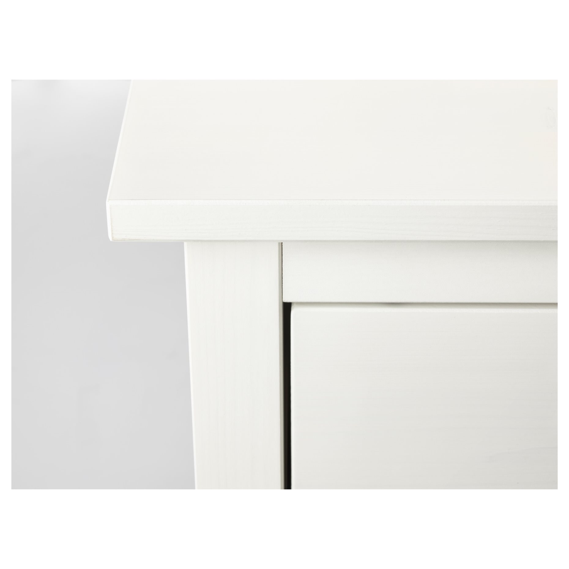 HEMNES, скрин с 2 чекмеджета, 54x66 см, бяло обагряне, 802.426.27
