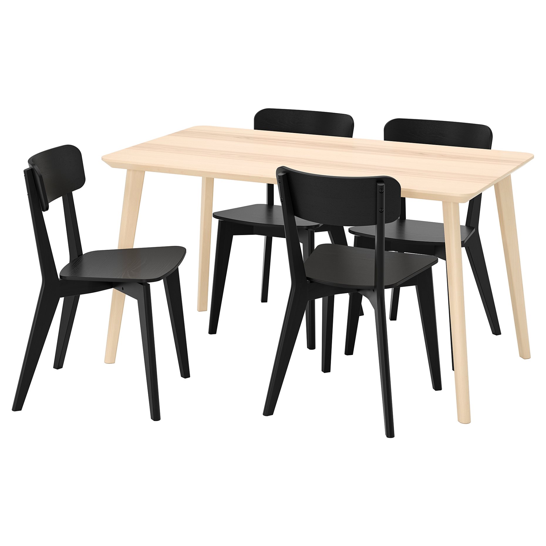 LISABO/LISABO, маса и 4 стола, 893.855.32
