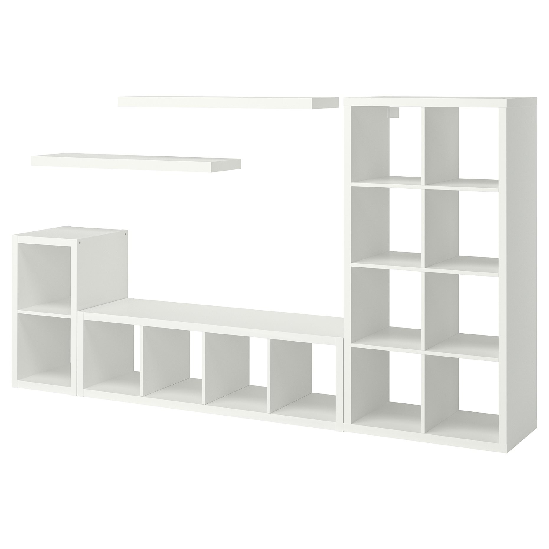 KALLAX/LACK, комбинация съхранение с 2 рафта, 893.986.76