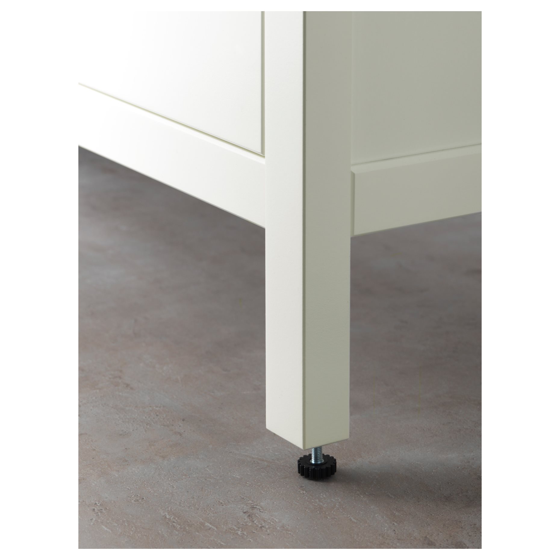 HEMNES, шкаф за мивка с 2 чекмеджета, 100x47x83 см, бяло, 902.176.65