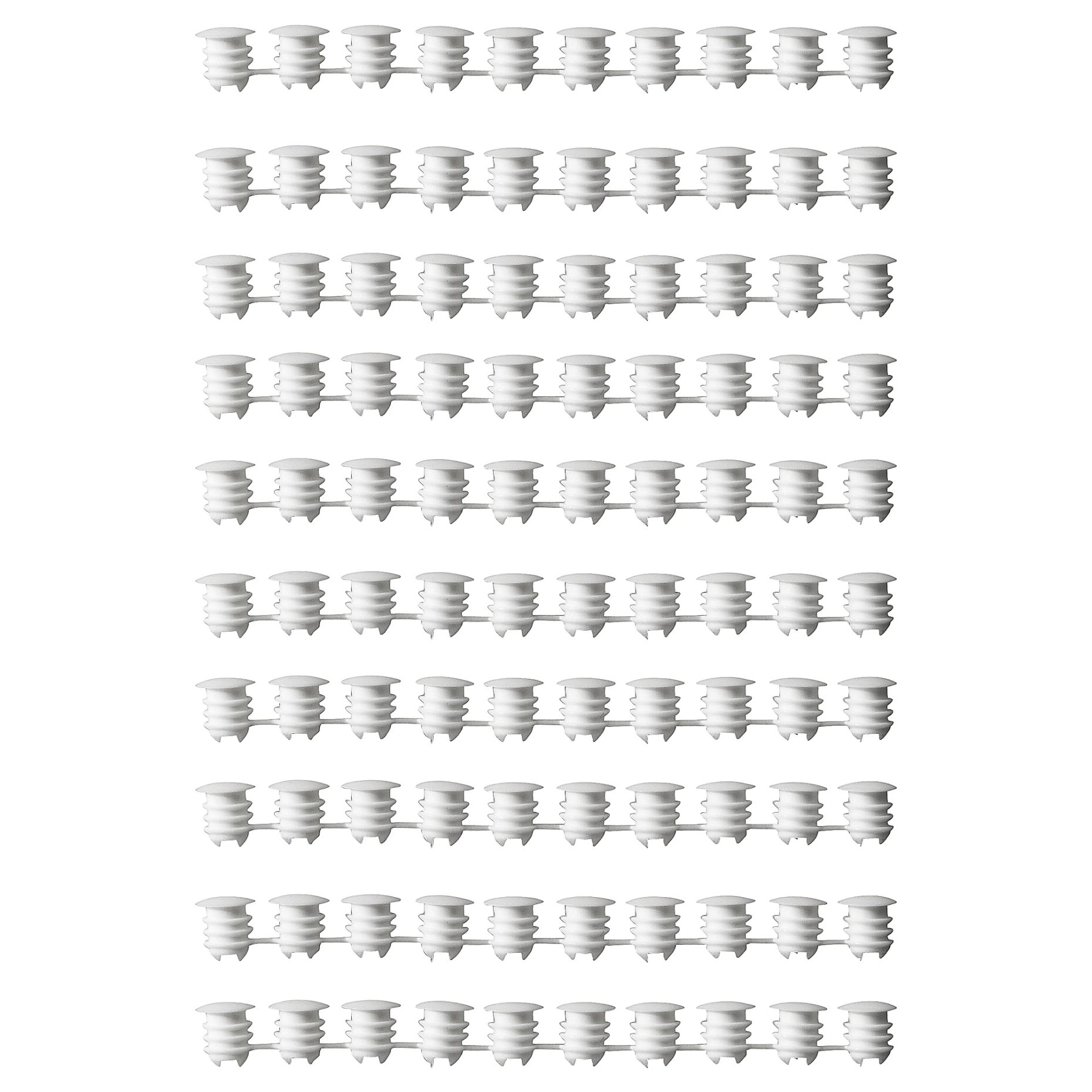 VARIERA, декоративна капачка, к-т 100 бр, бяло, 002.263.15