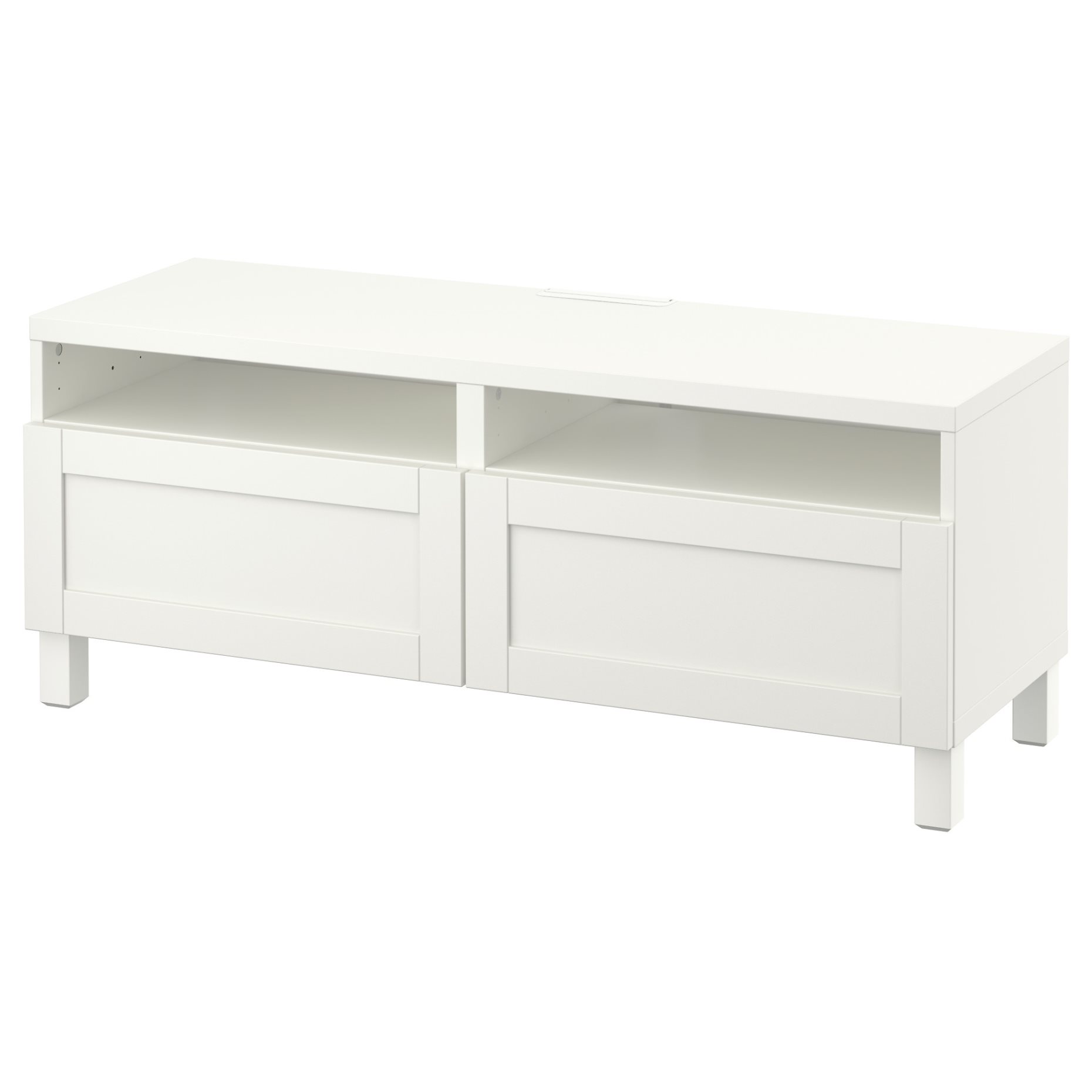 BESTÅ, TV шкаф с чекмеджета, плавно затваряне, 091.882.86
