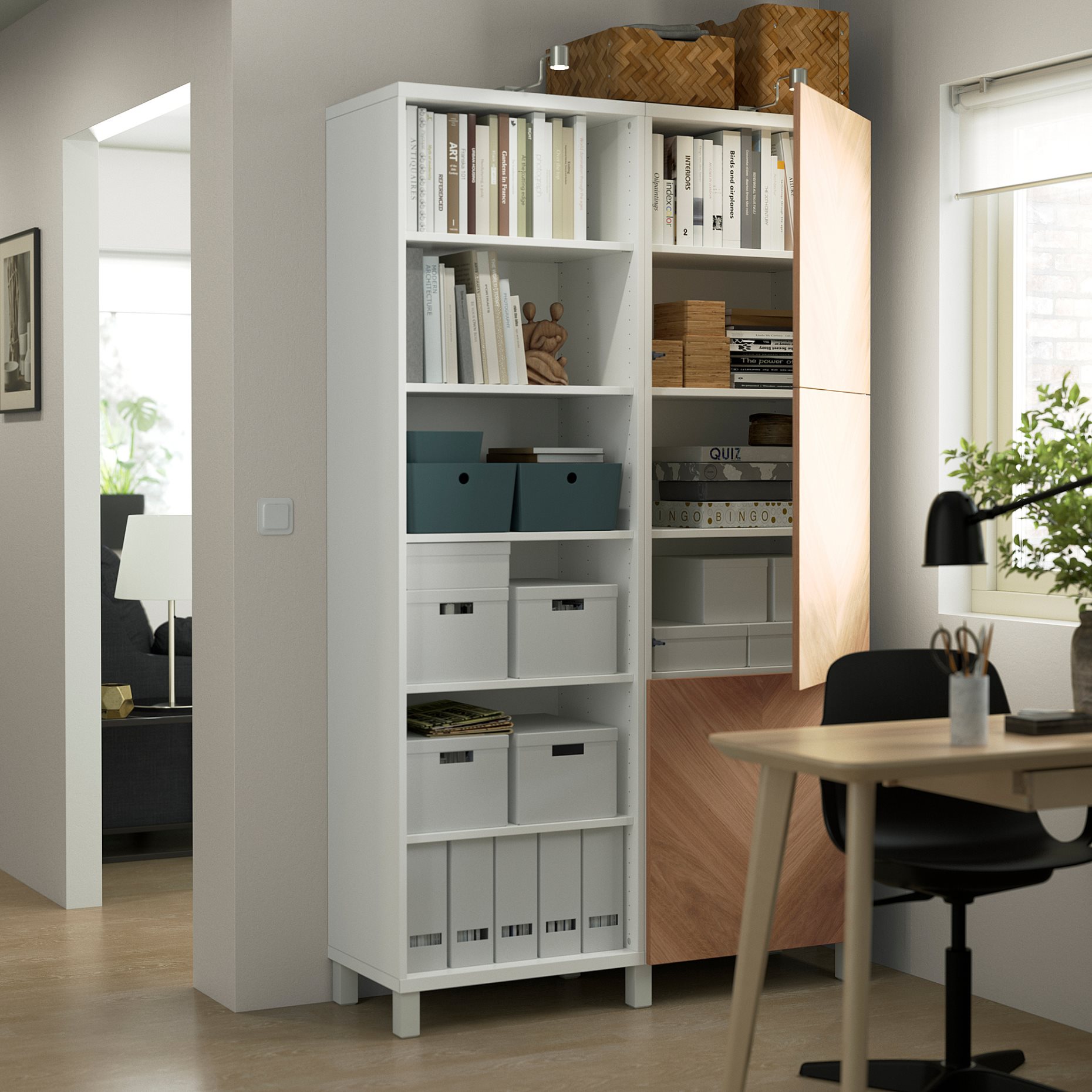 BESTÅ, комб. артикул за съхр. с врати, 094.217.08