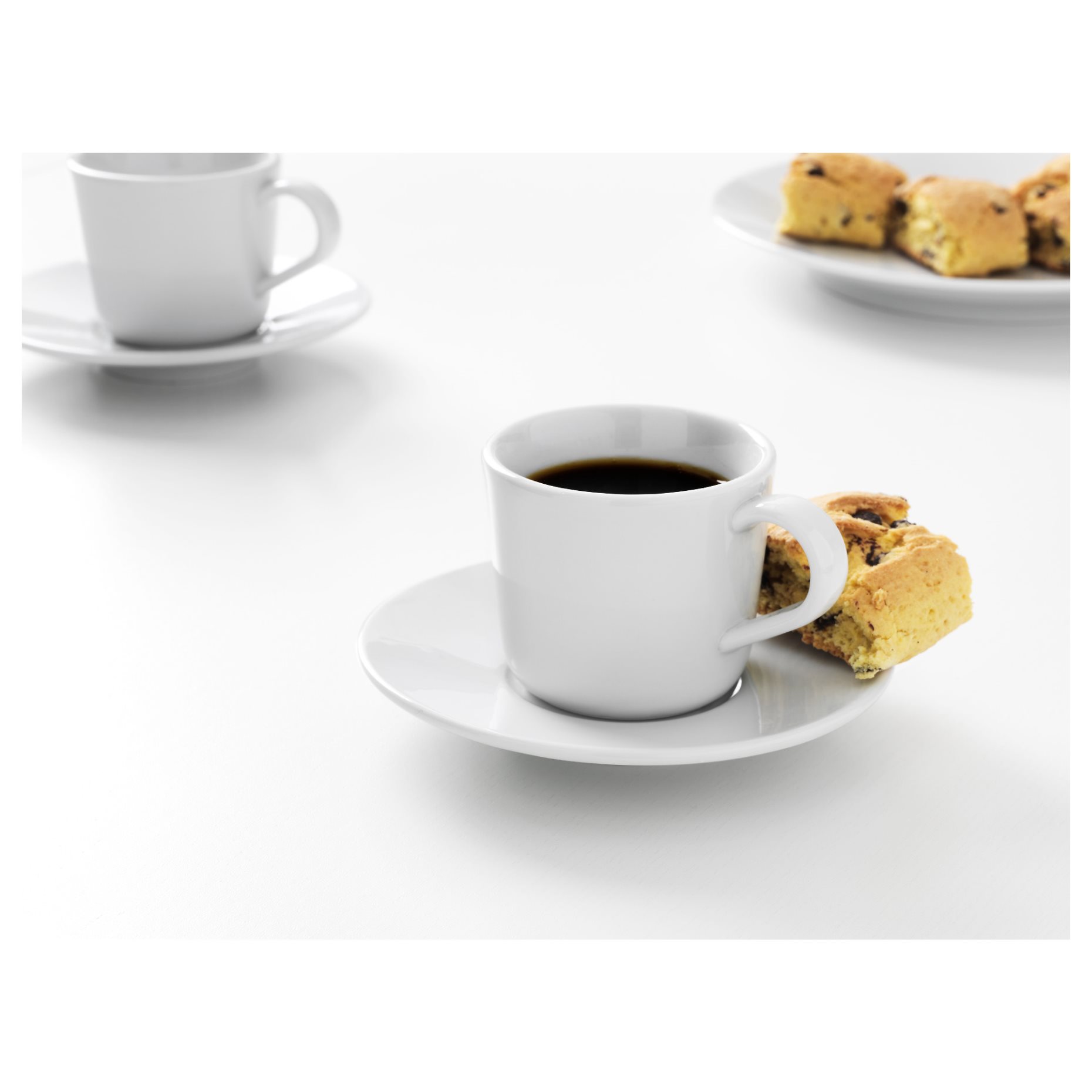 IKEA 365+, чашка и чинийка за еспресо, 60мл, 102.834.09
