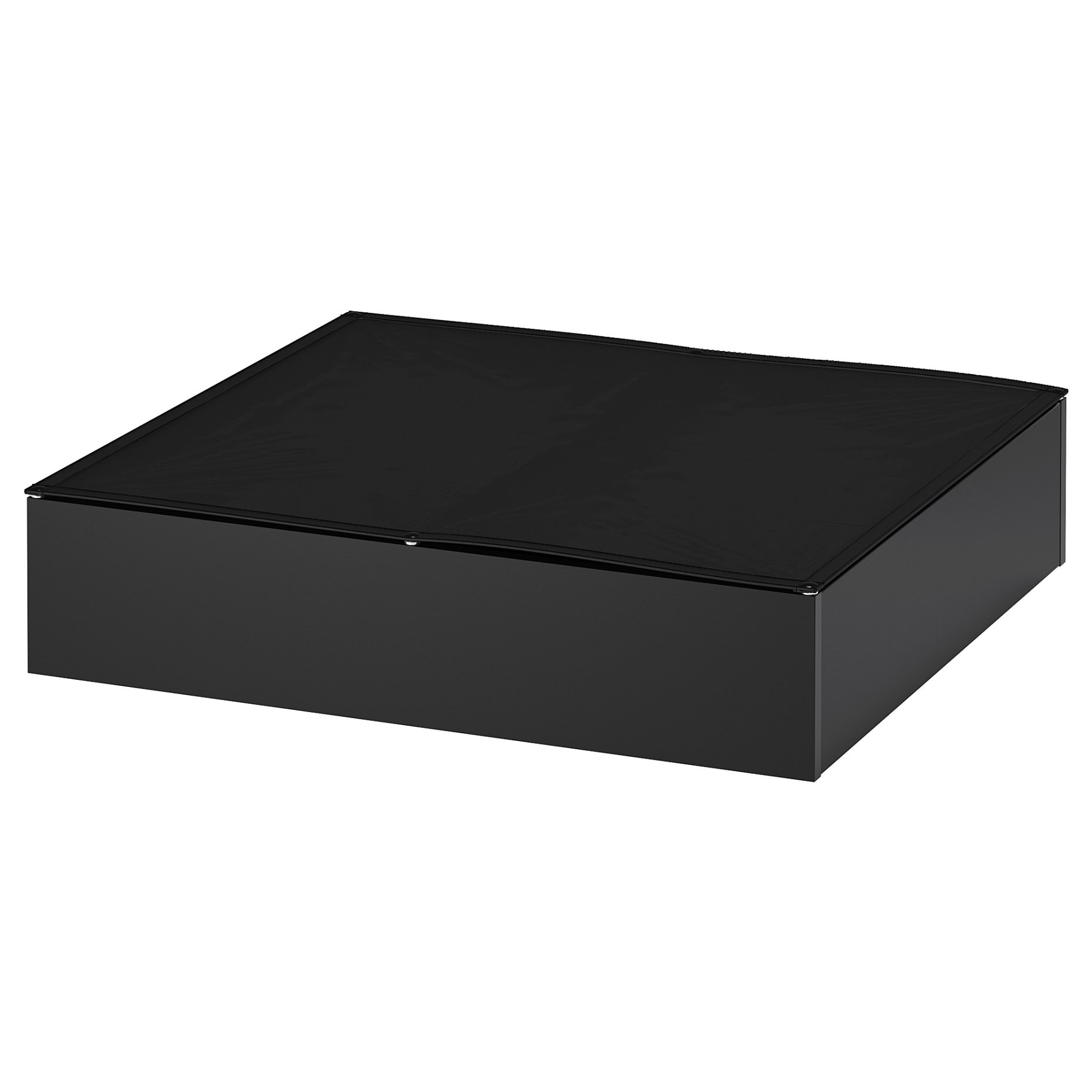 VARDÖ, контейнер за легло, 65x70 см, черно, 202.382.23