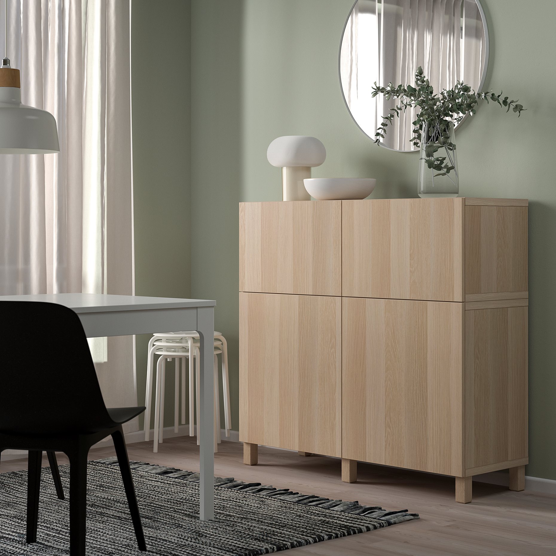 BESTÅ, комб. артикул за съхр. с врати/чекм., 294.818.43