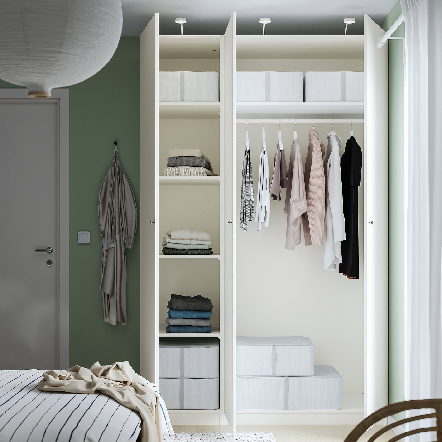 PAX/FORSAND, гардероб - комбинация, 295.275.96