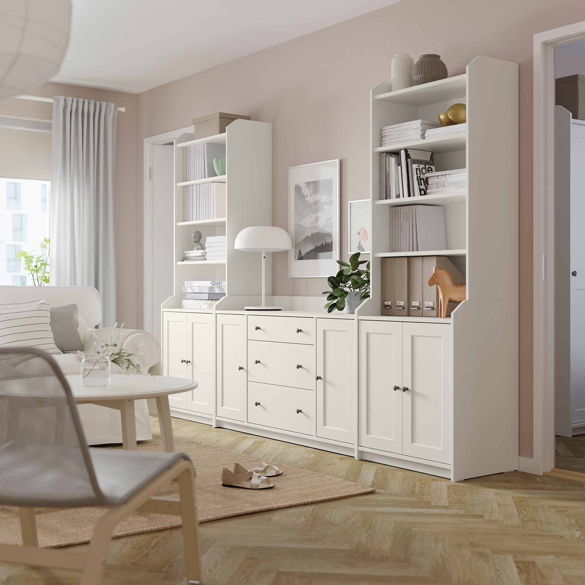 HAUGA, комб. артикули за съхранение, 393.879.01