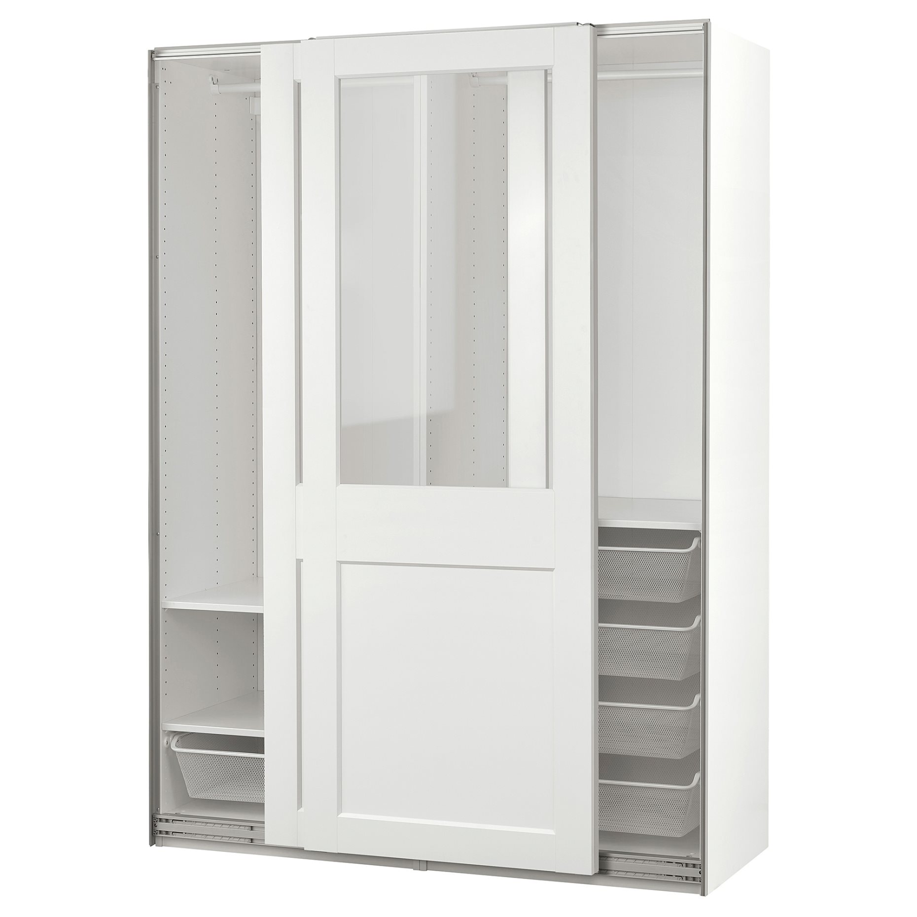 PAX/GRIMO, гардероб с плъзгащи се врати, 395.028.97
