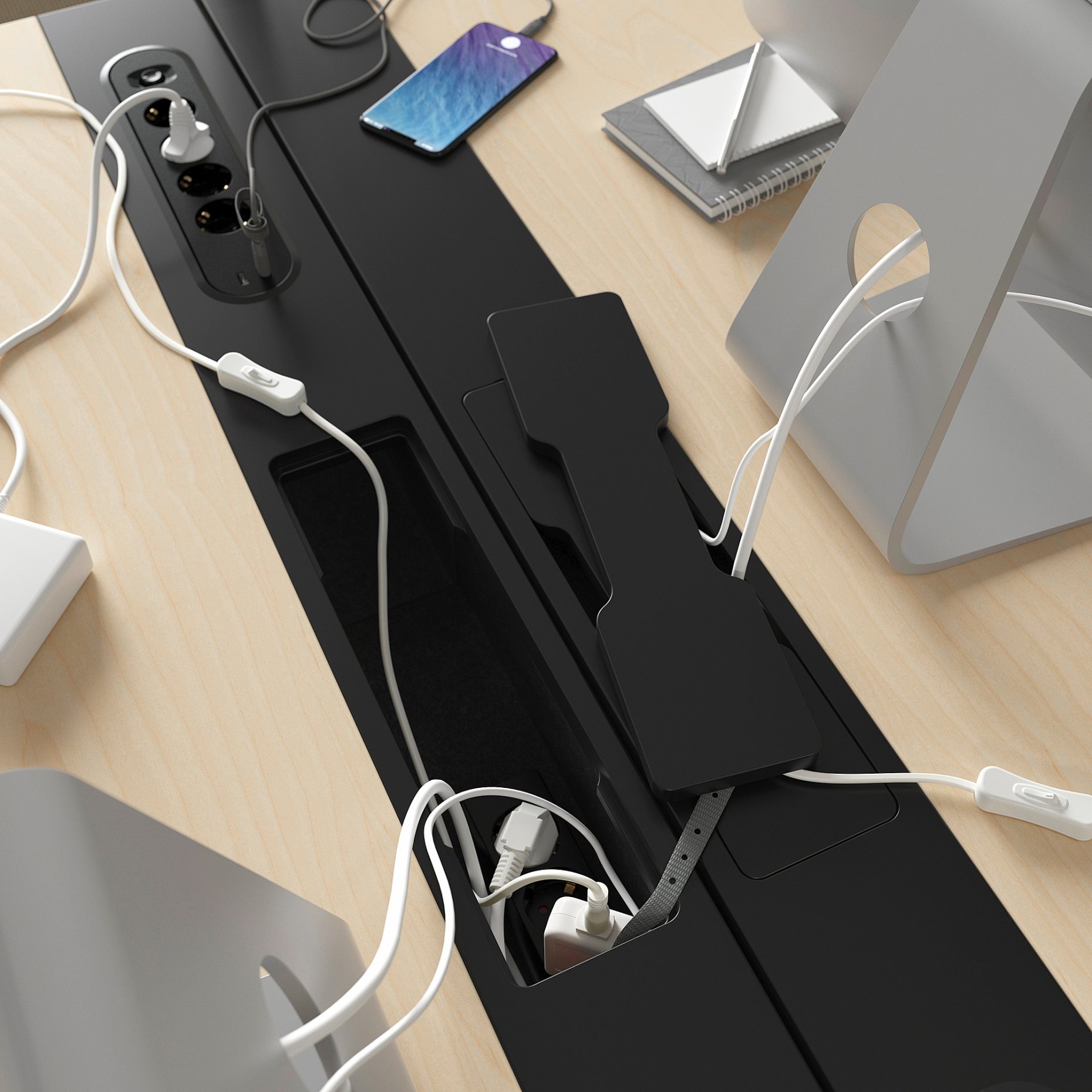 MITTZON, бюро с регулиране на височината, електрическо, 495.285.85