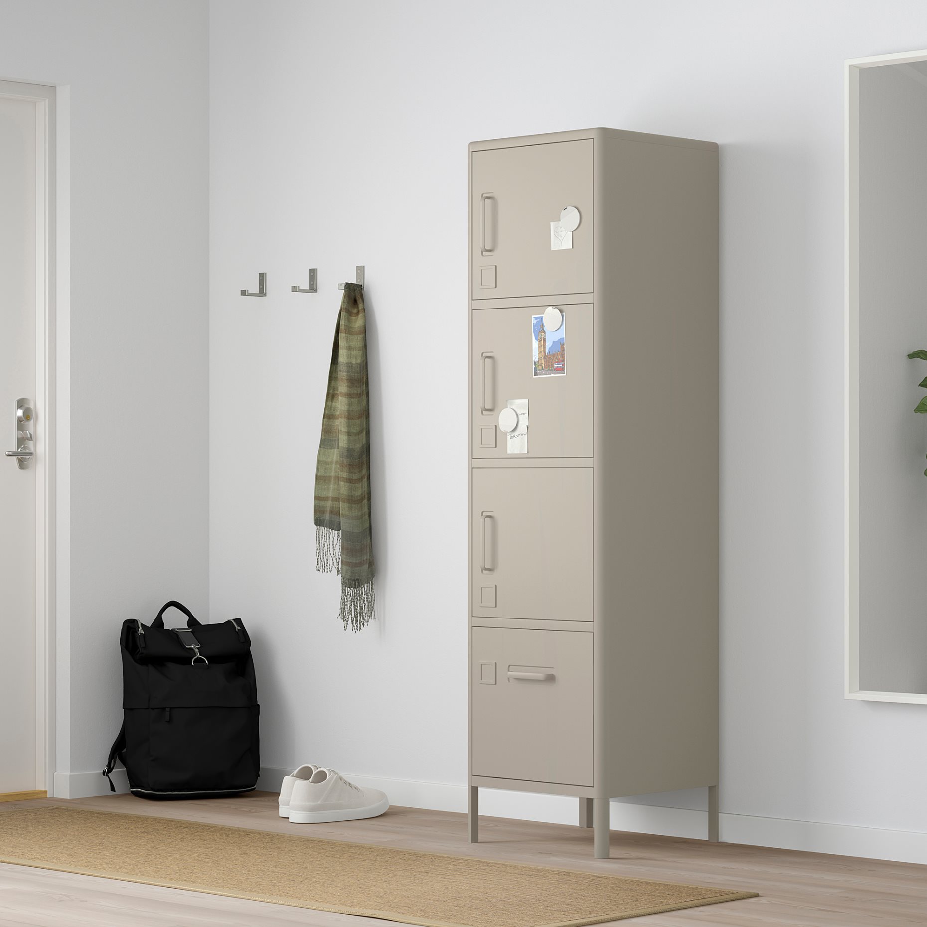 IDÅSEN, висок шкаф с чекмедже и врати, 503.207.25