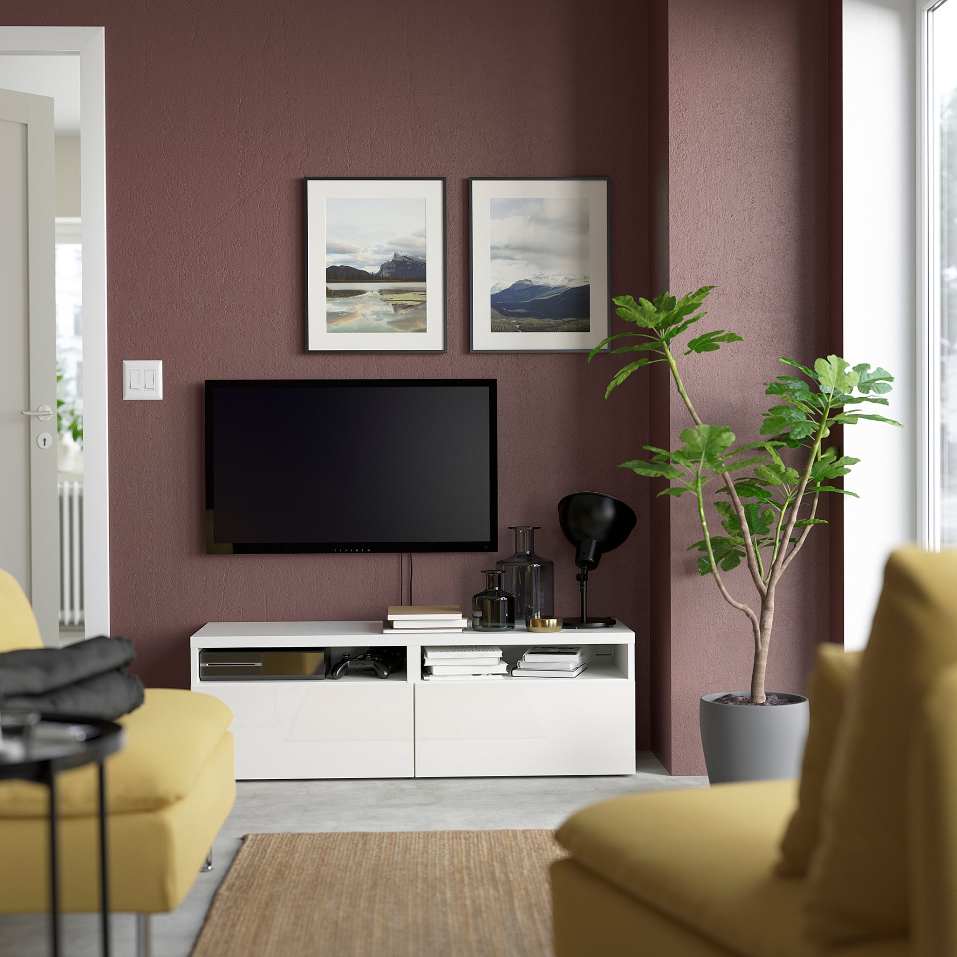 BESTÅ, TV шкаф с чекмеджета, 793.243.70