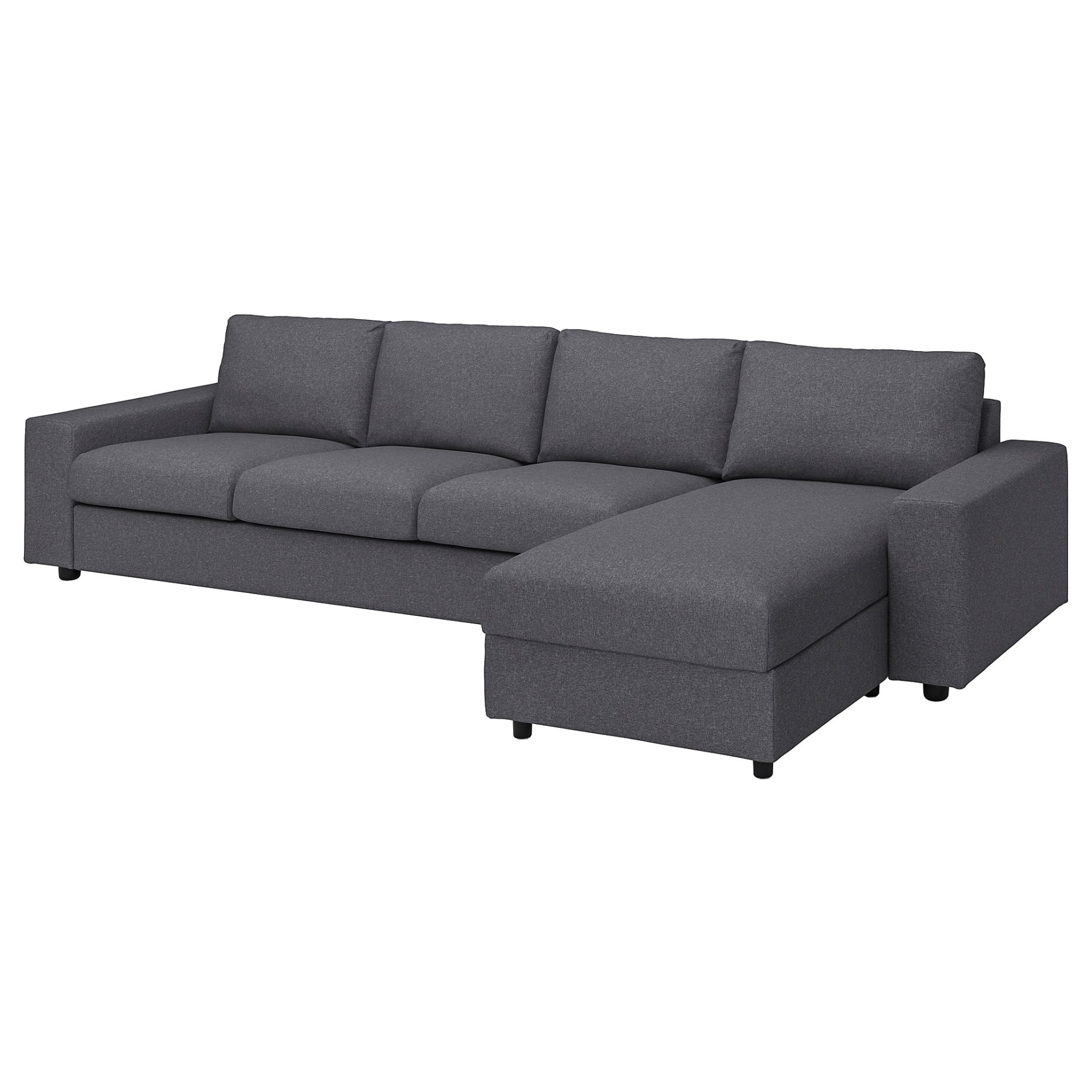 VIMLE, калъф за 4-м диван с лежанка, с широки подлакътници, 794.241.62