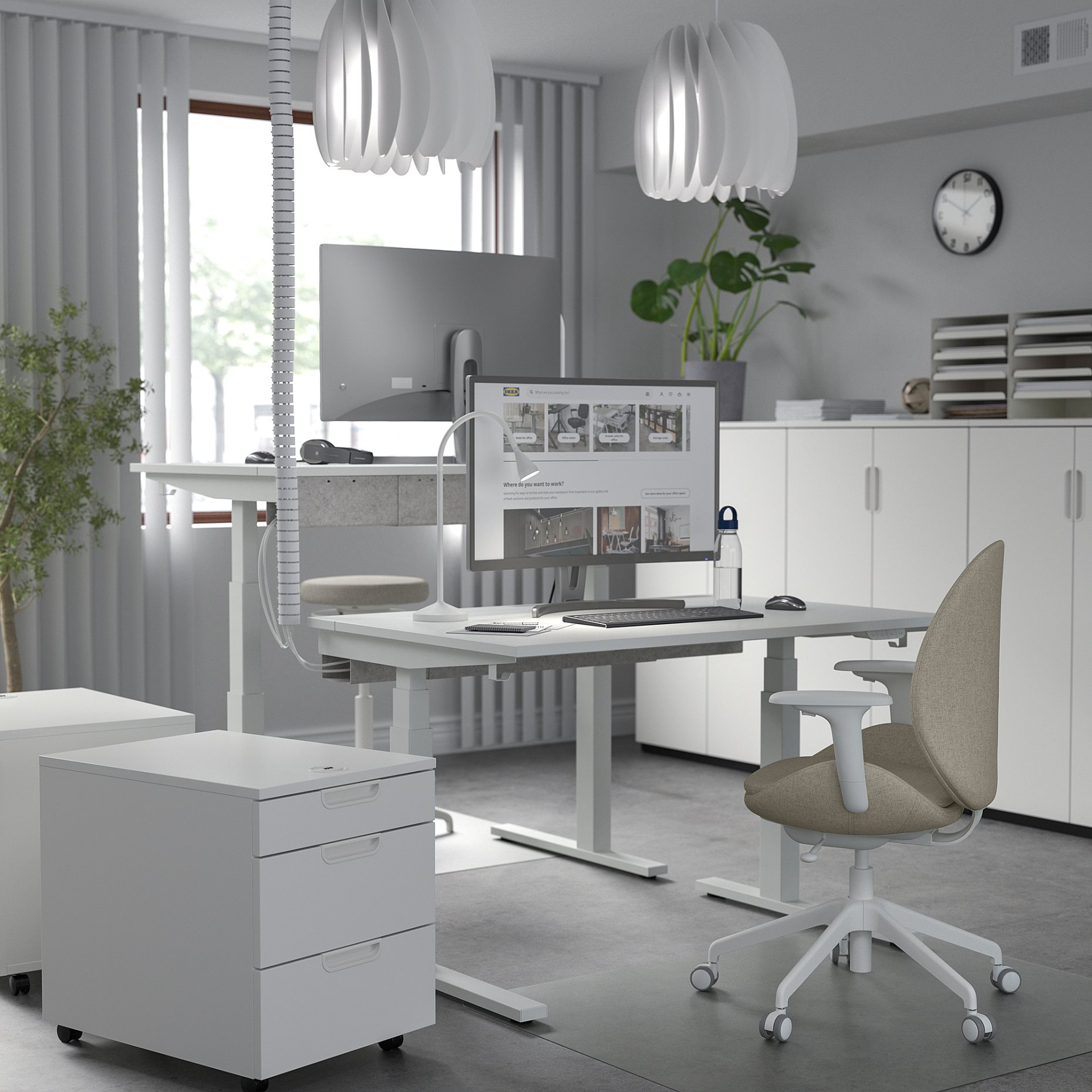MITTZON, бюро с регулиране на височината, електрическо, 895.261.22