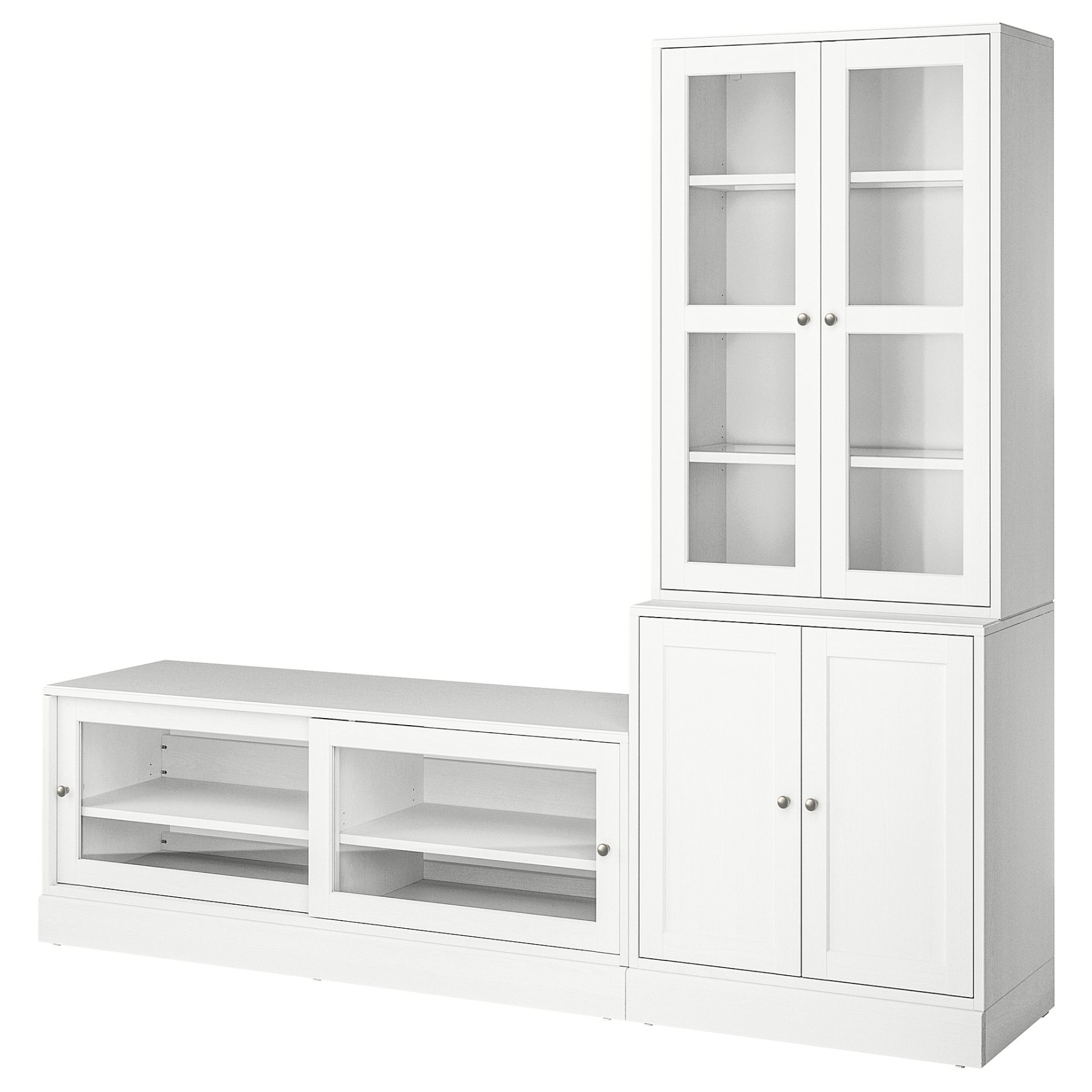 HAVSTA, TV секция/стъклени врати, 895.348.10