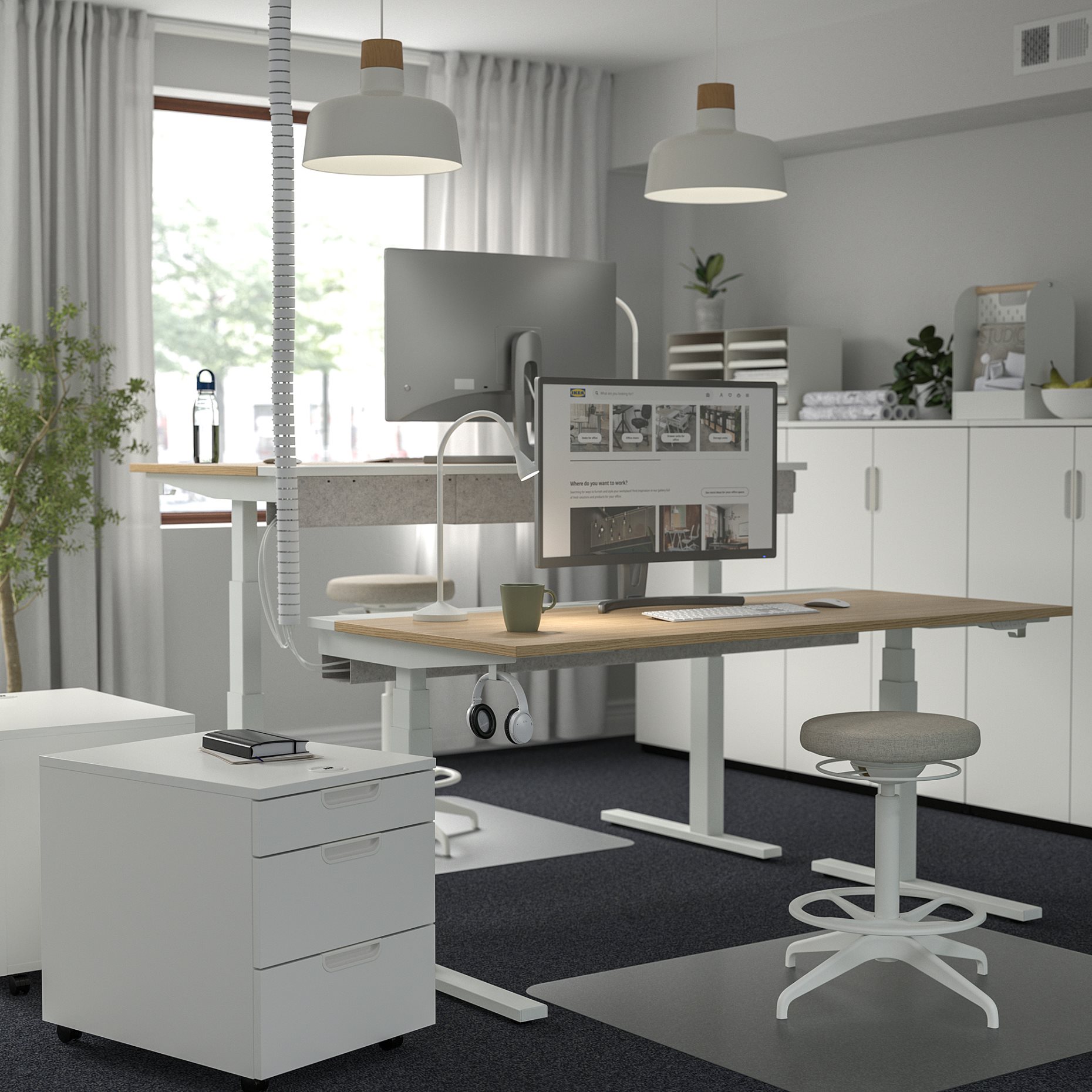 MITTZON, бюро с регулиране на височината, електрическо, 995.302.65