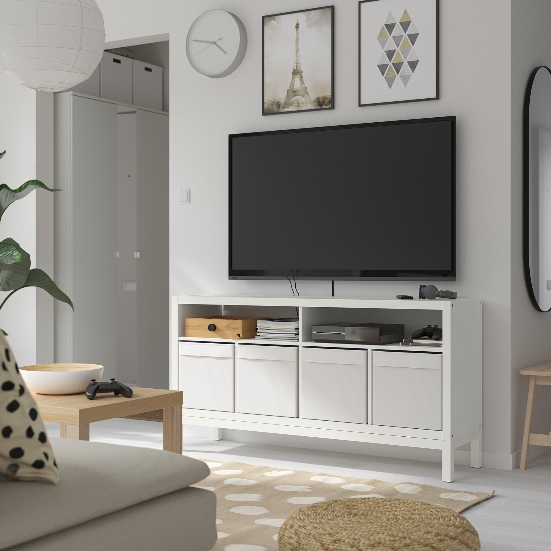 KALLAX, TV шкаф с долна рамка, 995.521.77