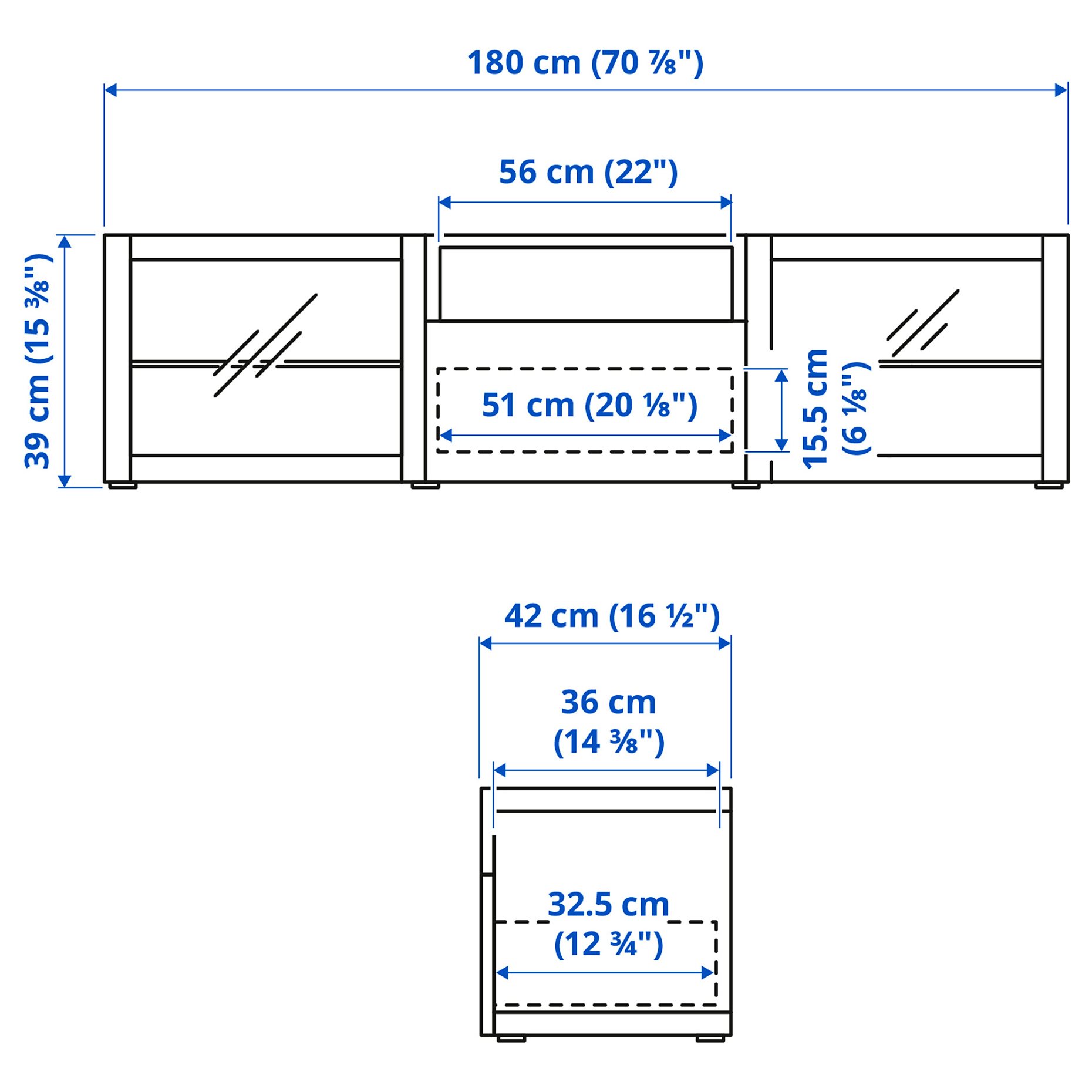 BESTÅ, TV шкаф, 093.989.20