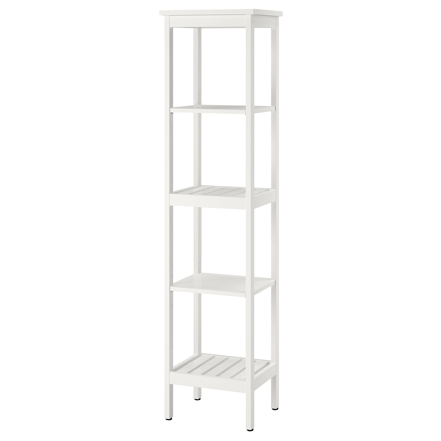 HEMNES, етажерка 42x172см, бяло, 302.176.54