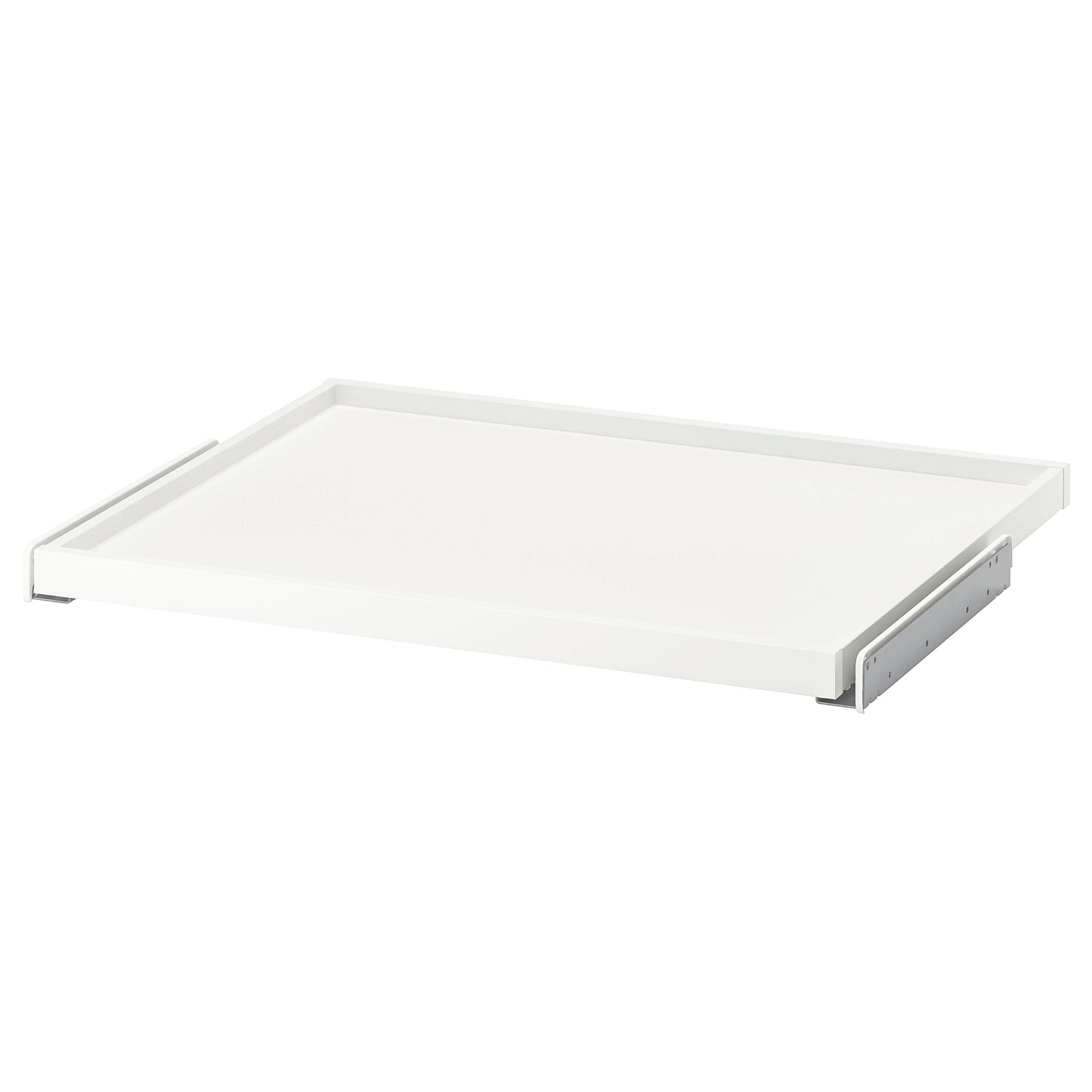KOMPLEMENT, подвижна поставка, 75x58 см, бяло, 302.463.74
