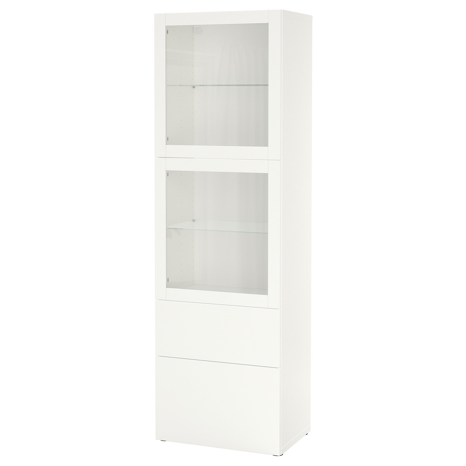 BESTÅ, комбинация със стъклени вратички, 494.125.37