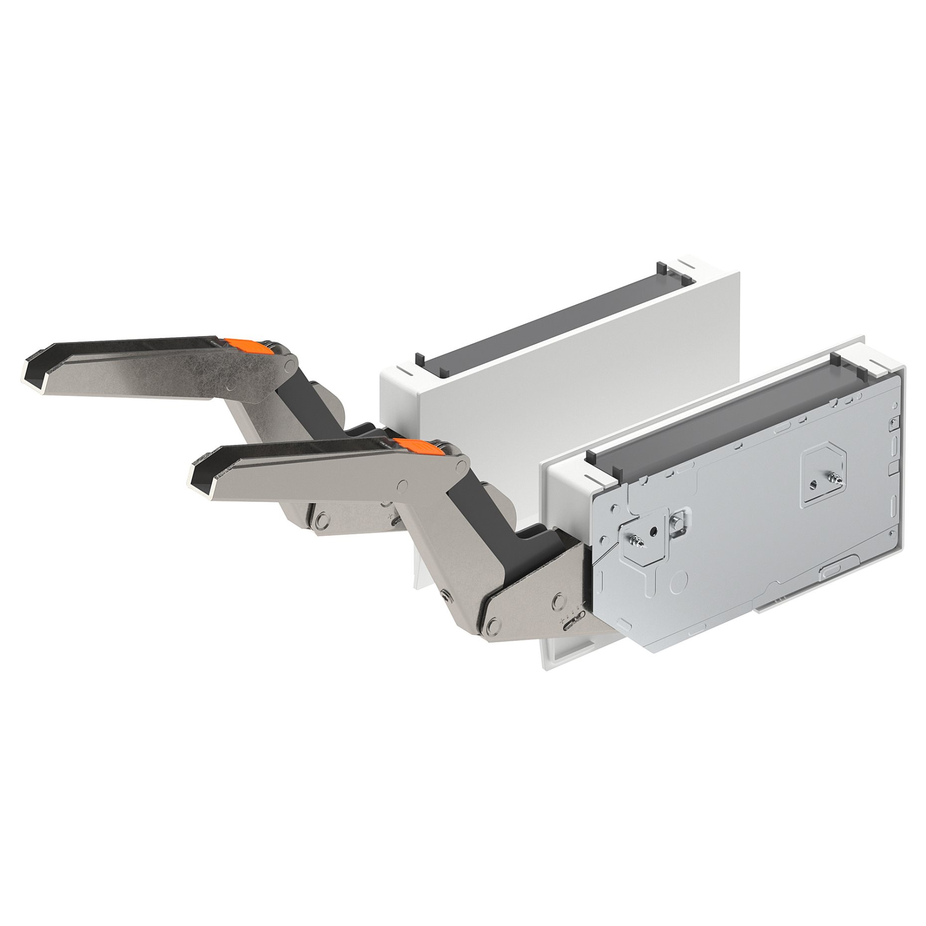 UTRUSTA, панти с push с-ма за хориз. Врати, 2 бр. в к-т, 704.624.84