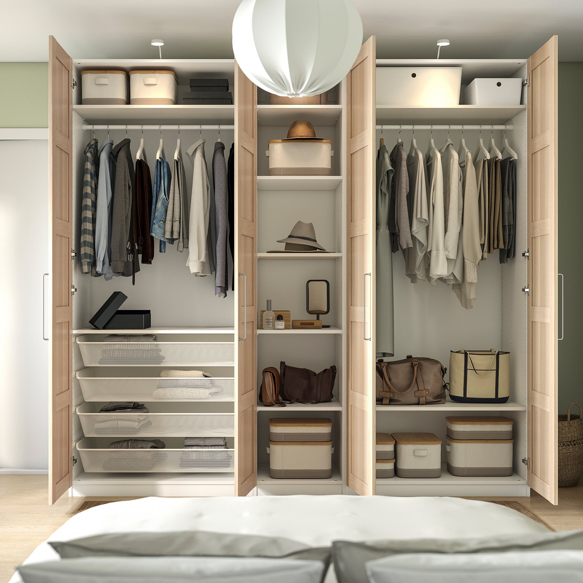 PAX/BERGSBO, гардероб - комбинация, 795.027.15