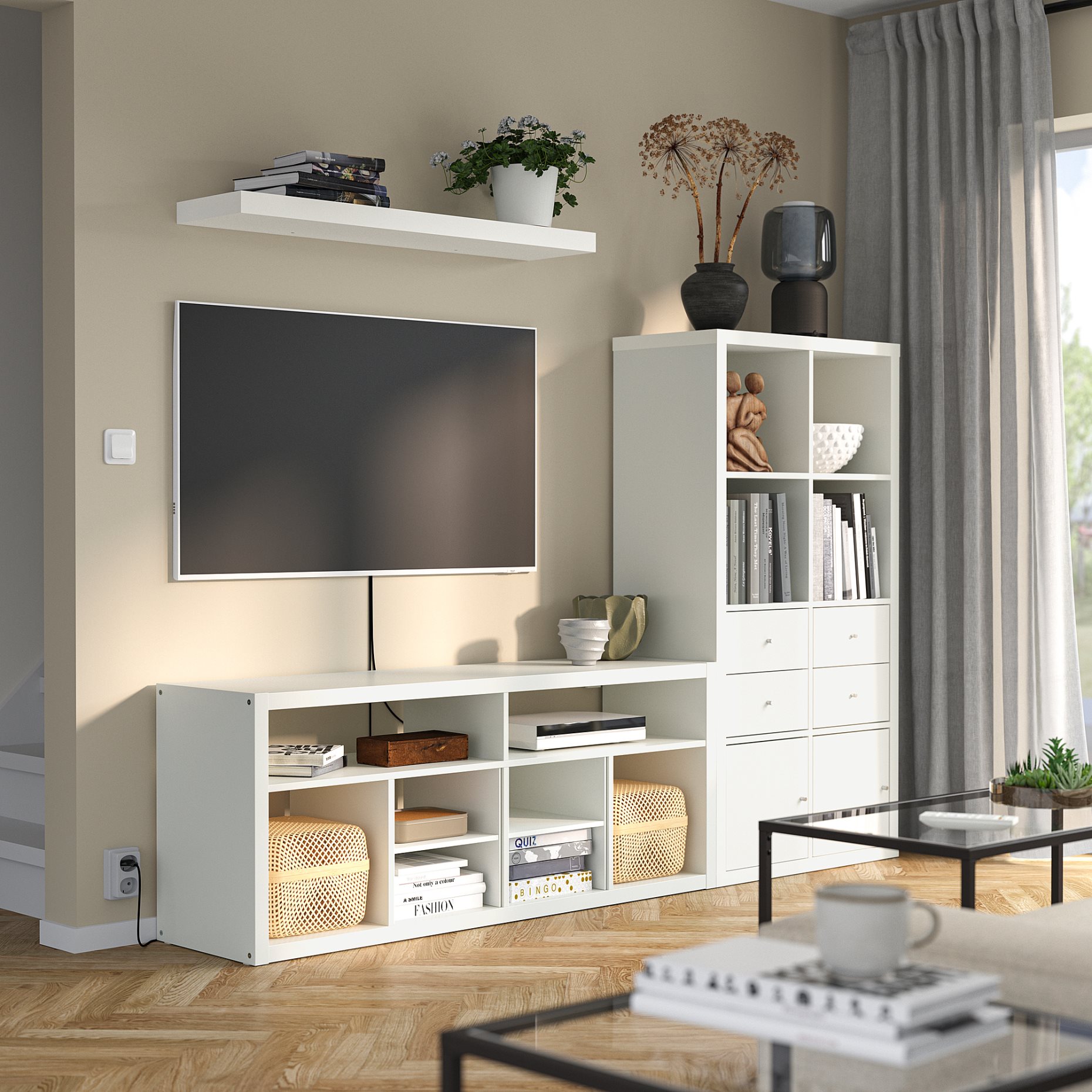 KALLAX/LACK, TV секция, 095.521.72