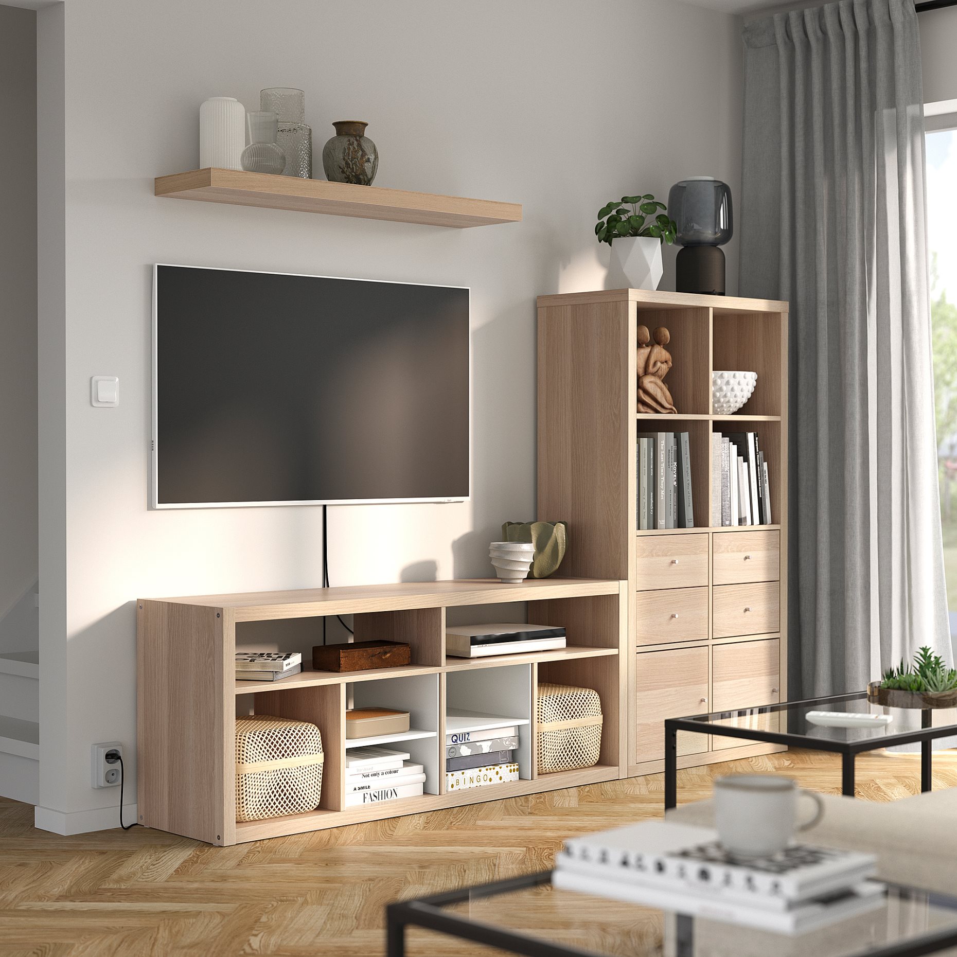 KALLAX/LACK, TV секция, 295.521.71