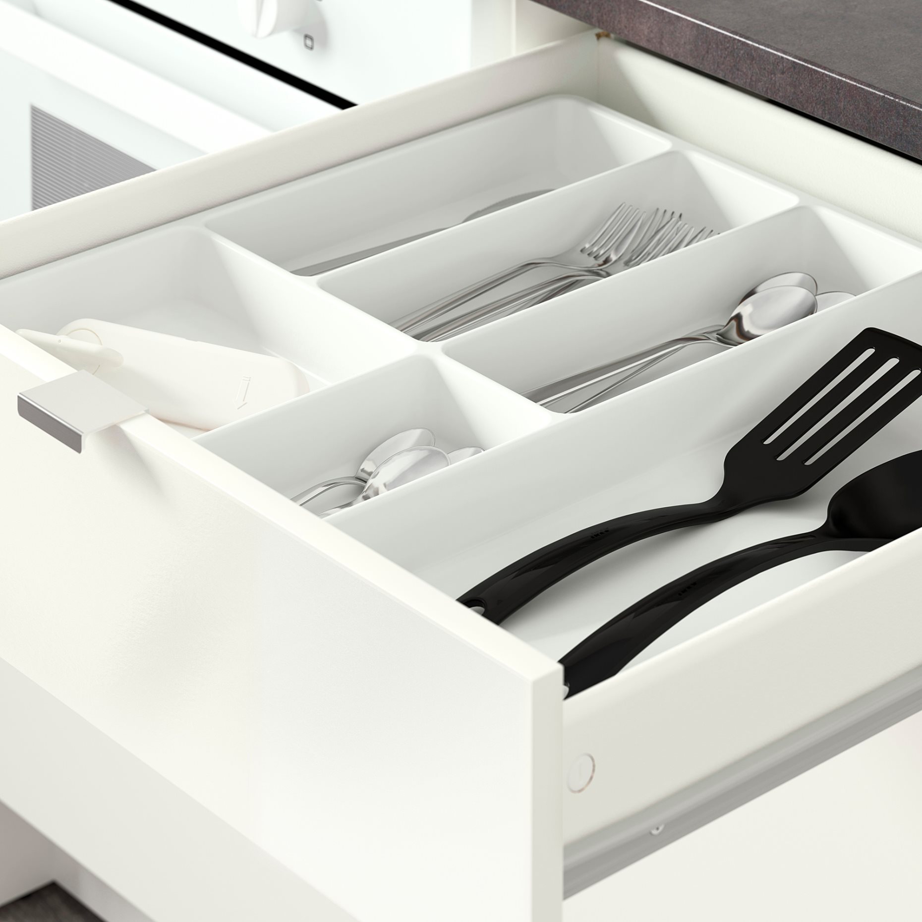 KNOXHULT, долен шкаф с врати и чекмедже, 180 см, 303.268.08