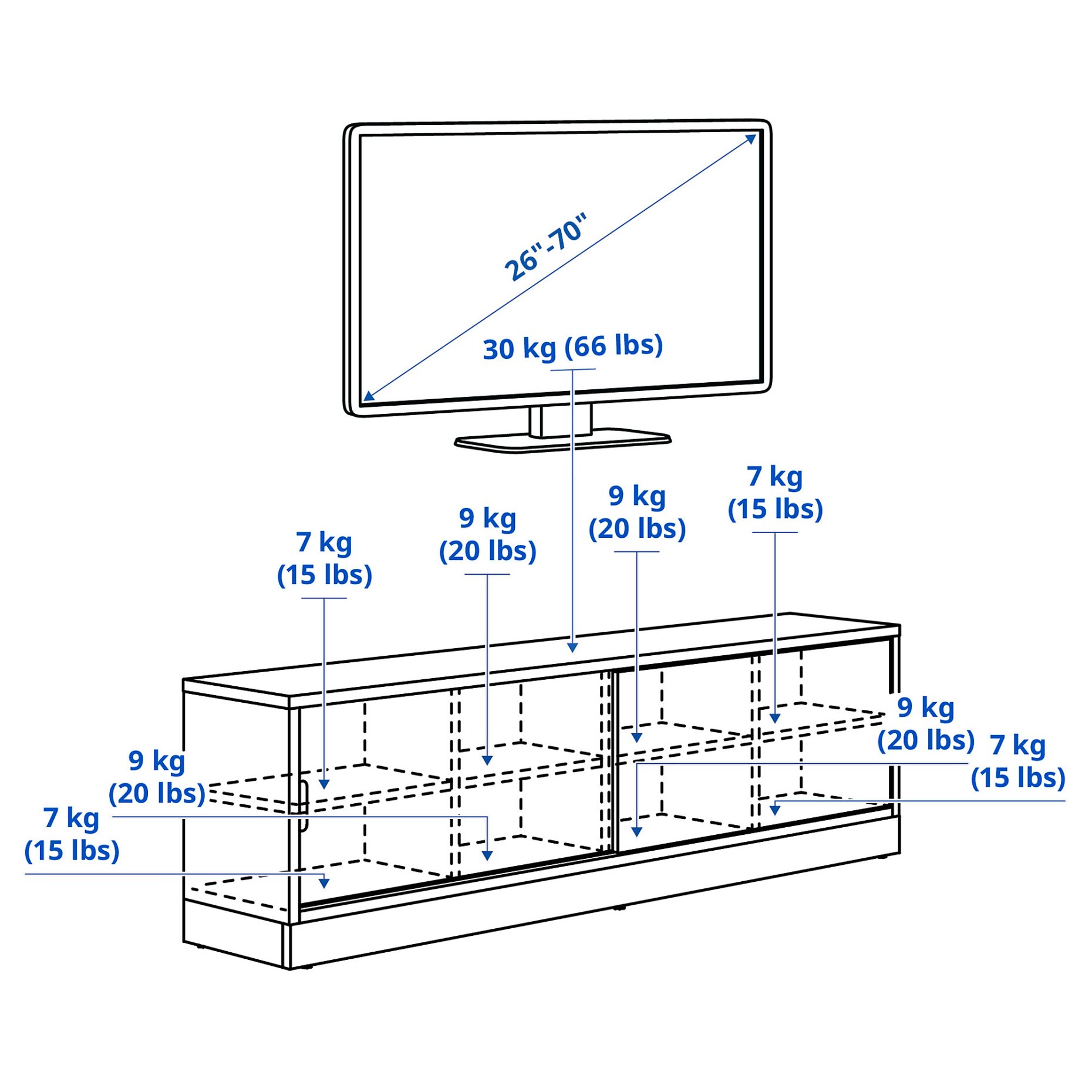 TONSTAD, TV шкаф, 004.893.02